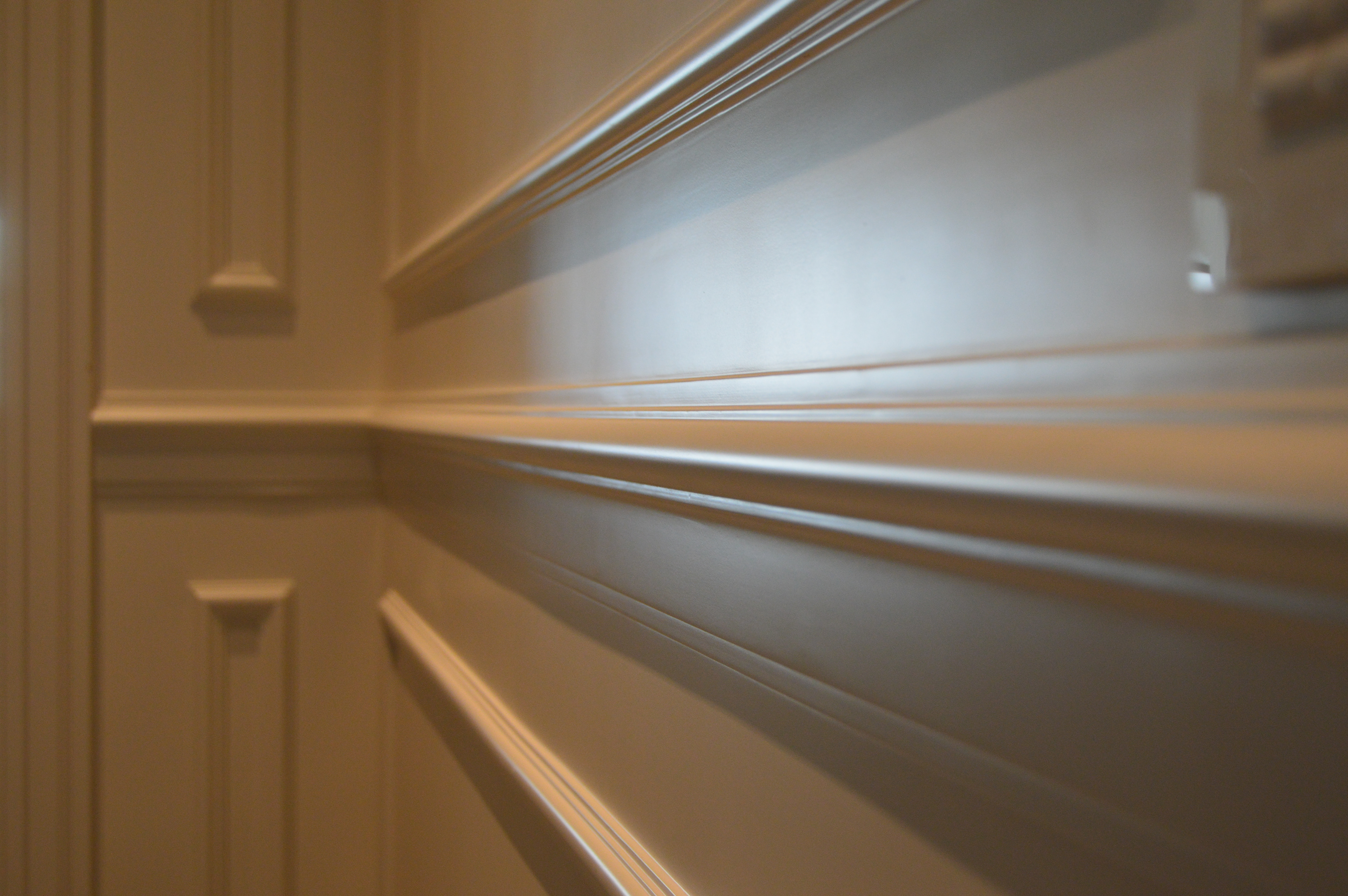 Living - Projeto CH - Detalhe boiseries e rodameio