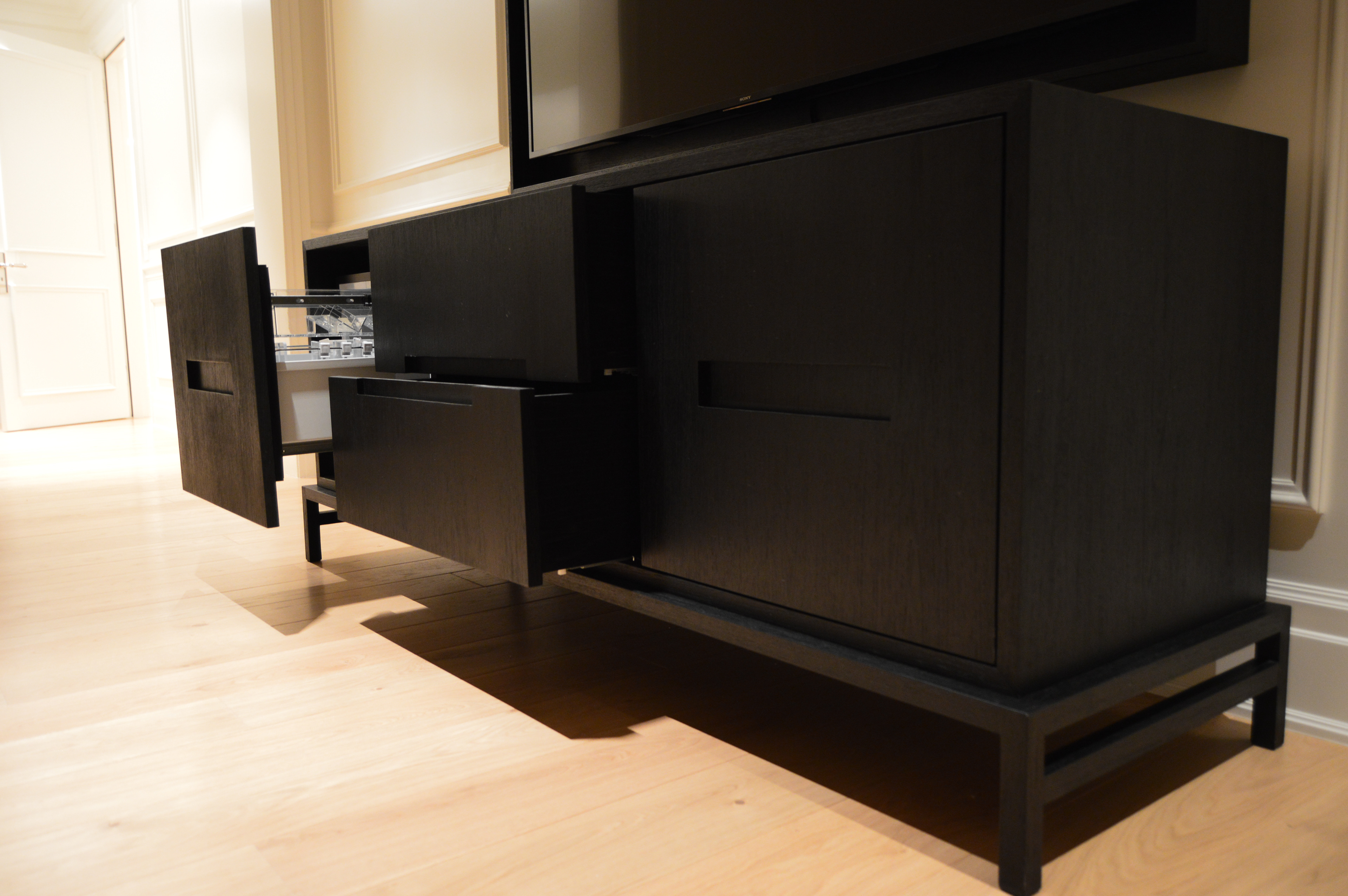 Home Theater - Projeto AKP - Detalhe aparador