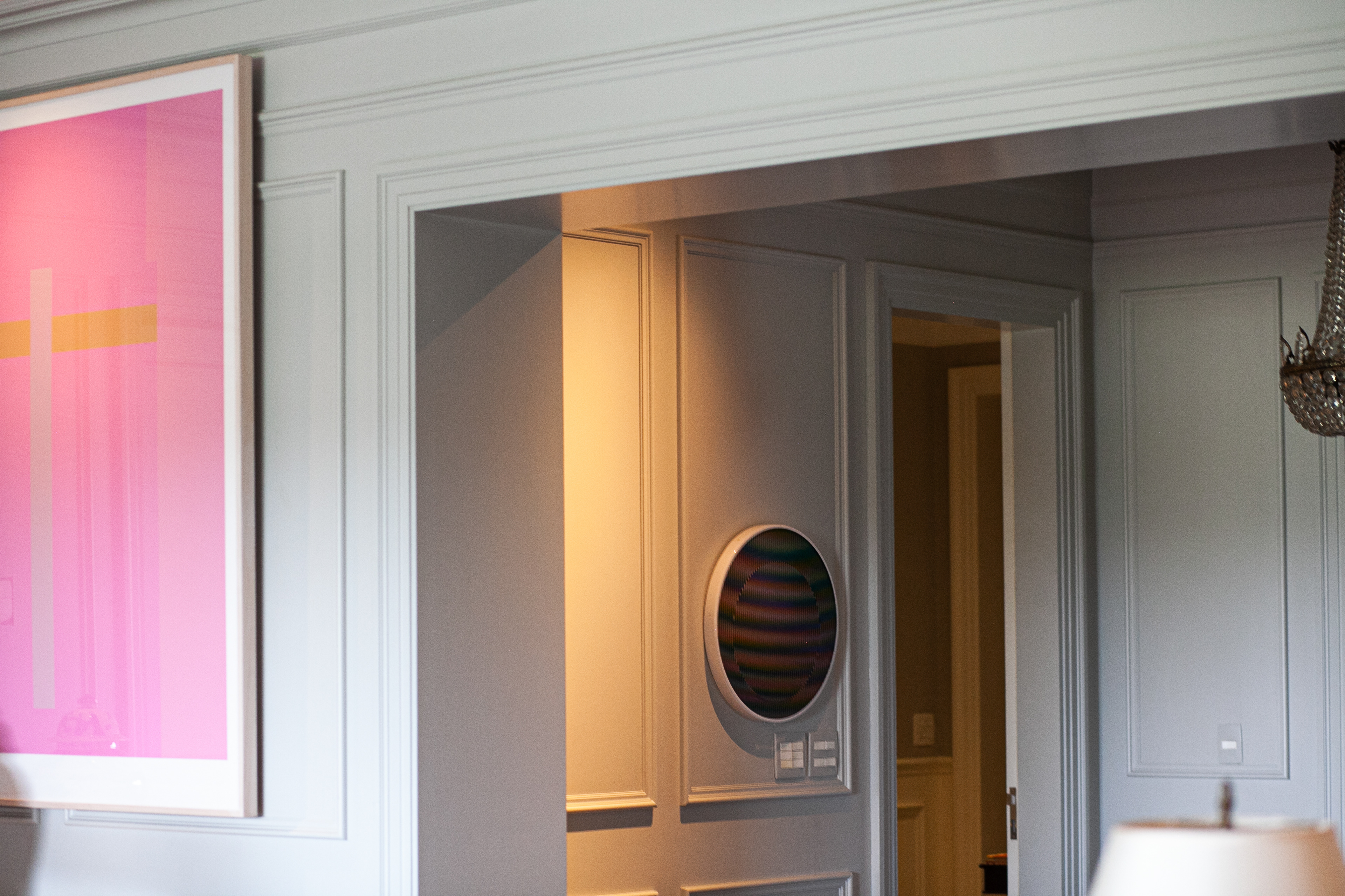 Hall de entrada - Projeto ATR - Boiseries e Interiores Neoclássico