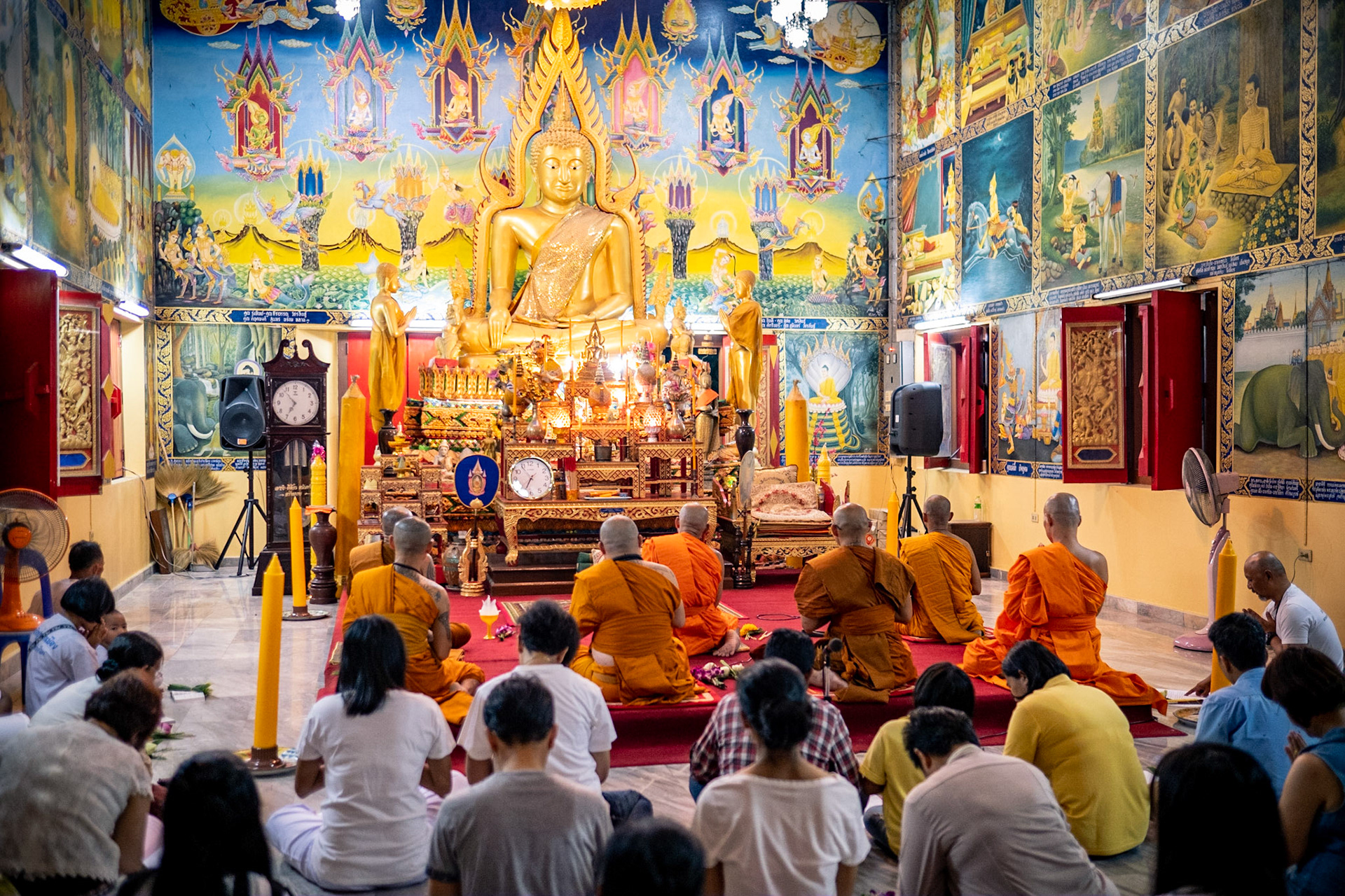 Asahna Bucha Buddhist Ceremony
