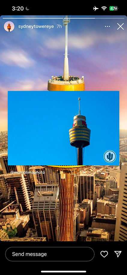 Sydney Eye Tower, Australia, Social Media, 2024