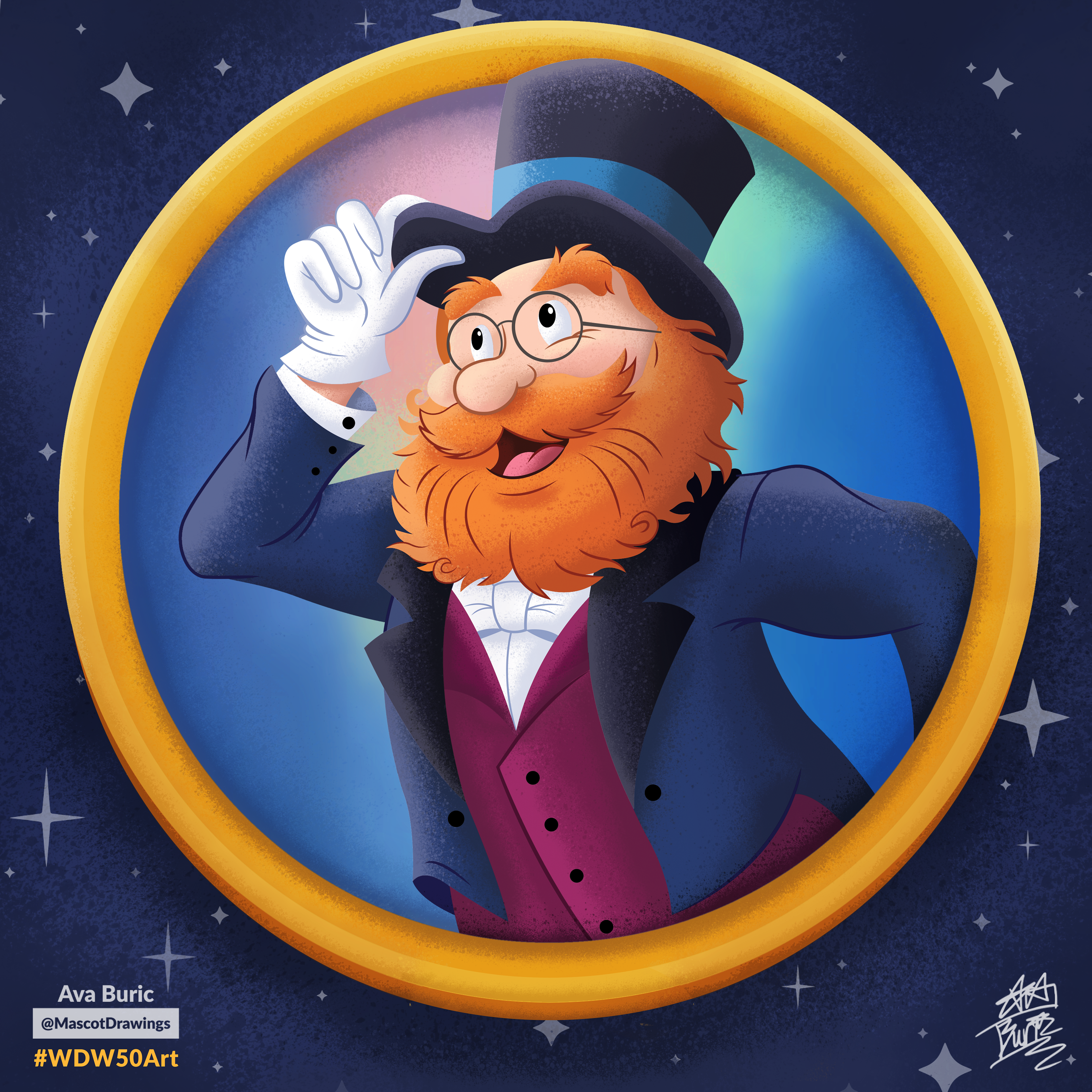 Art of the Dreamfinder from Journey Into Imagination