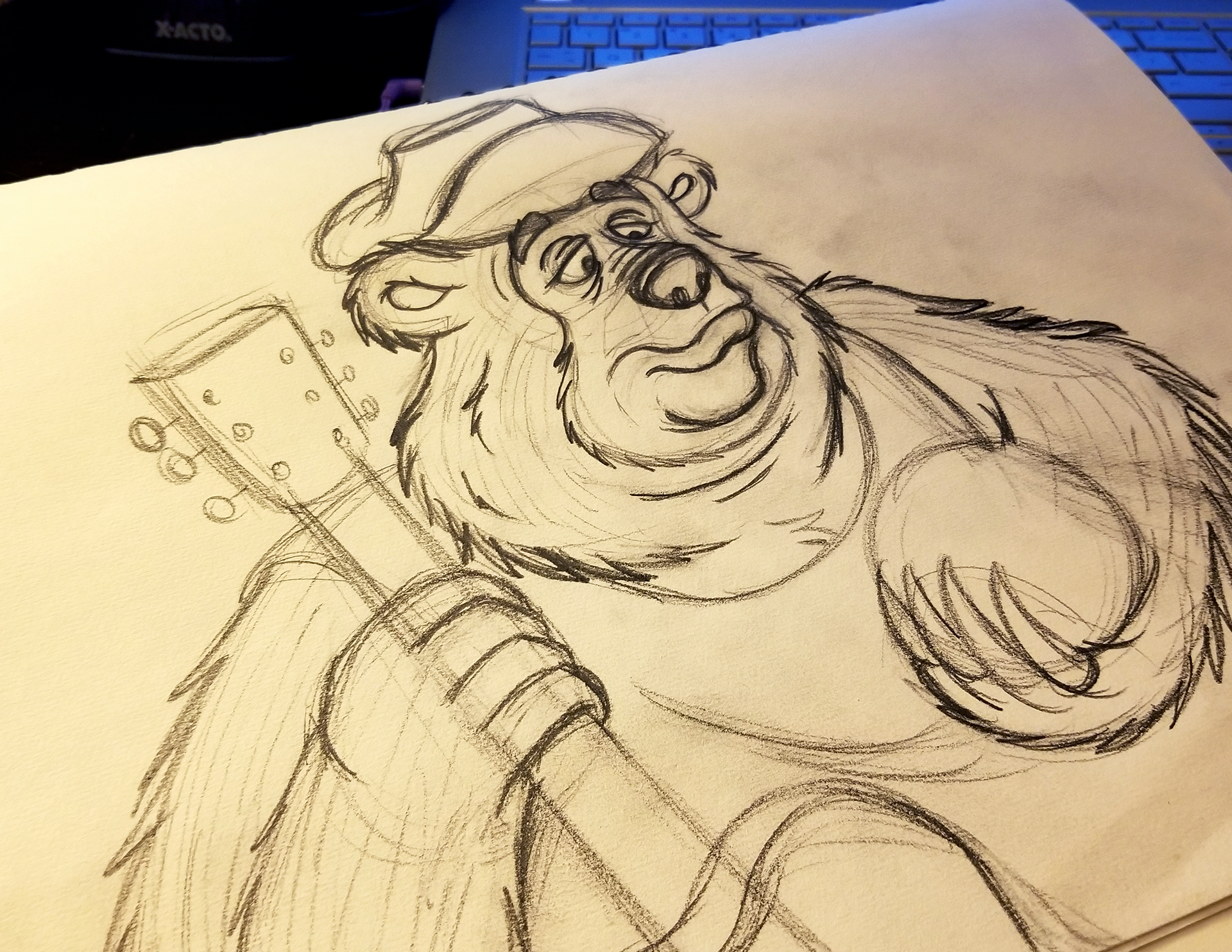 Original artwork of Big Al