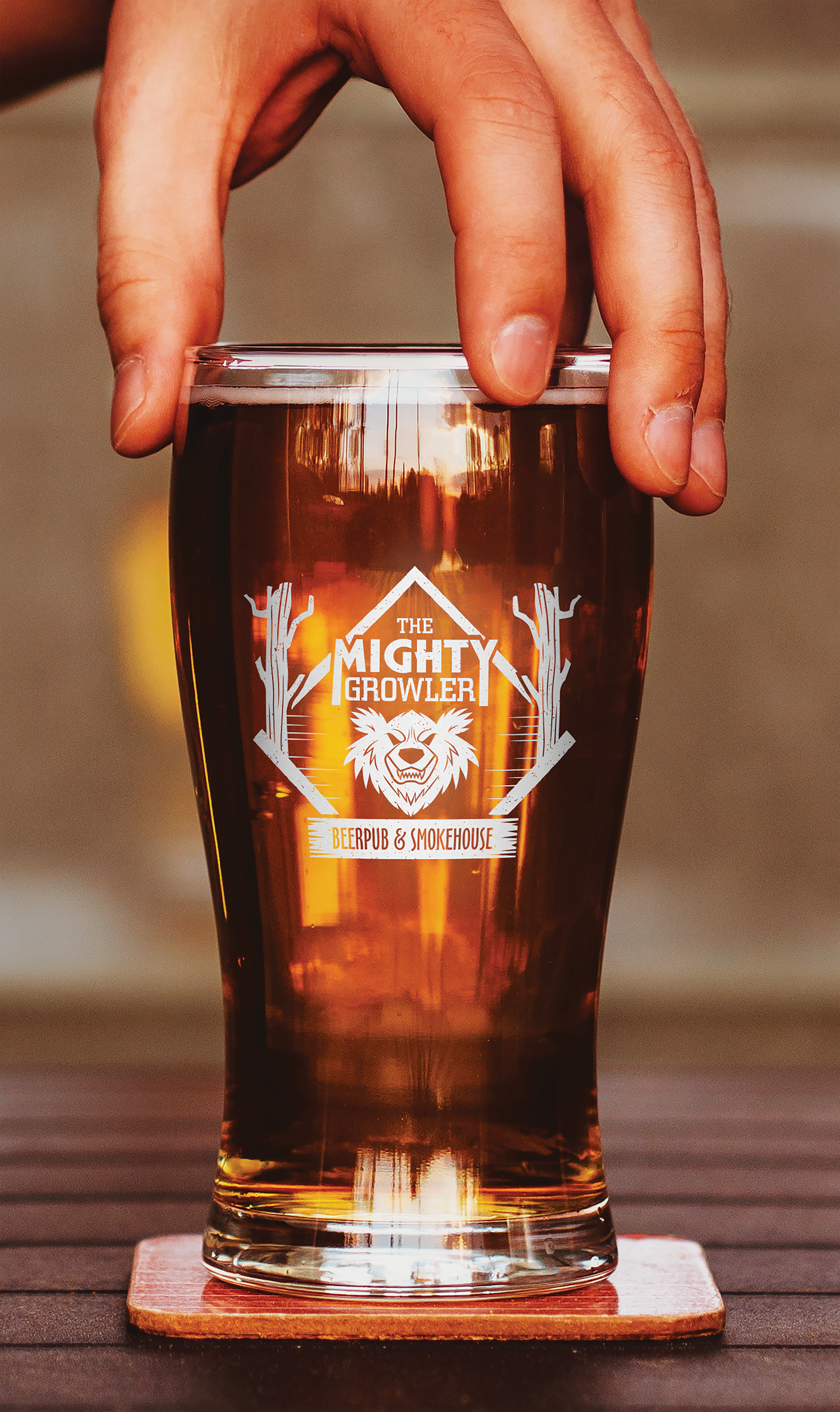 Drinking glass promo item