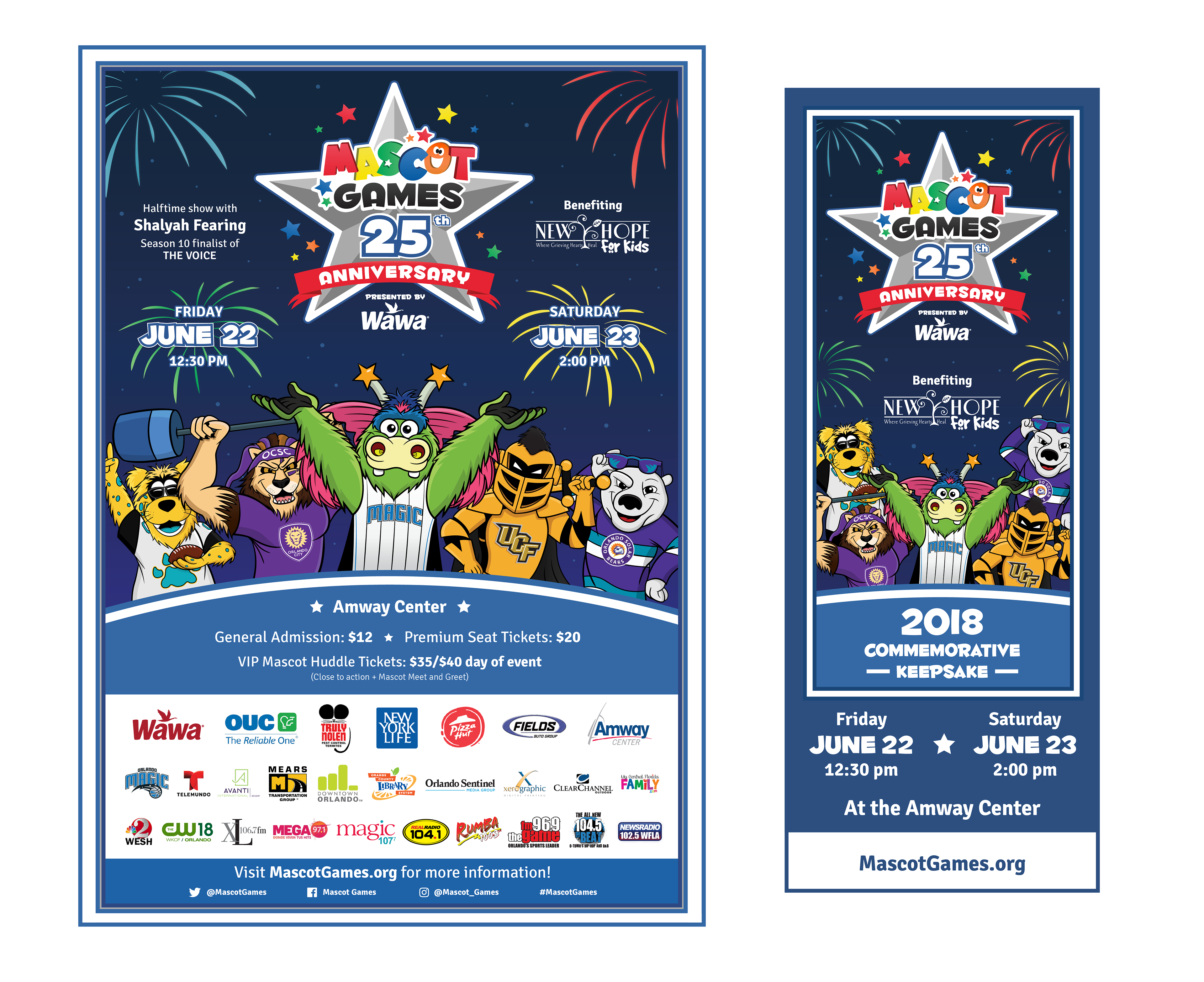 Official poster and ticket design