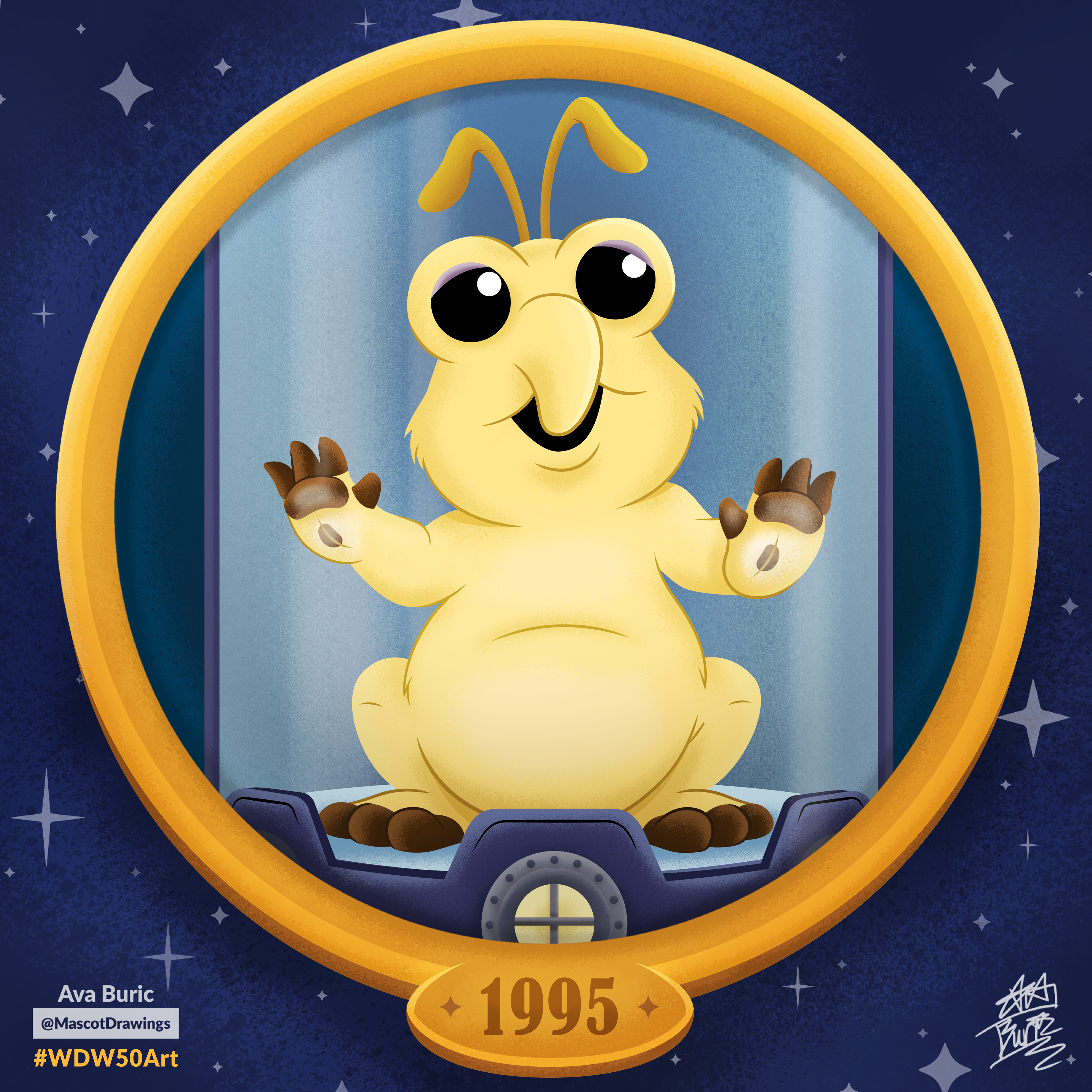 Skippy fan art from Alien Encounter