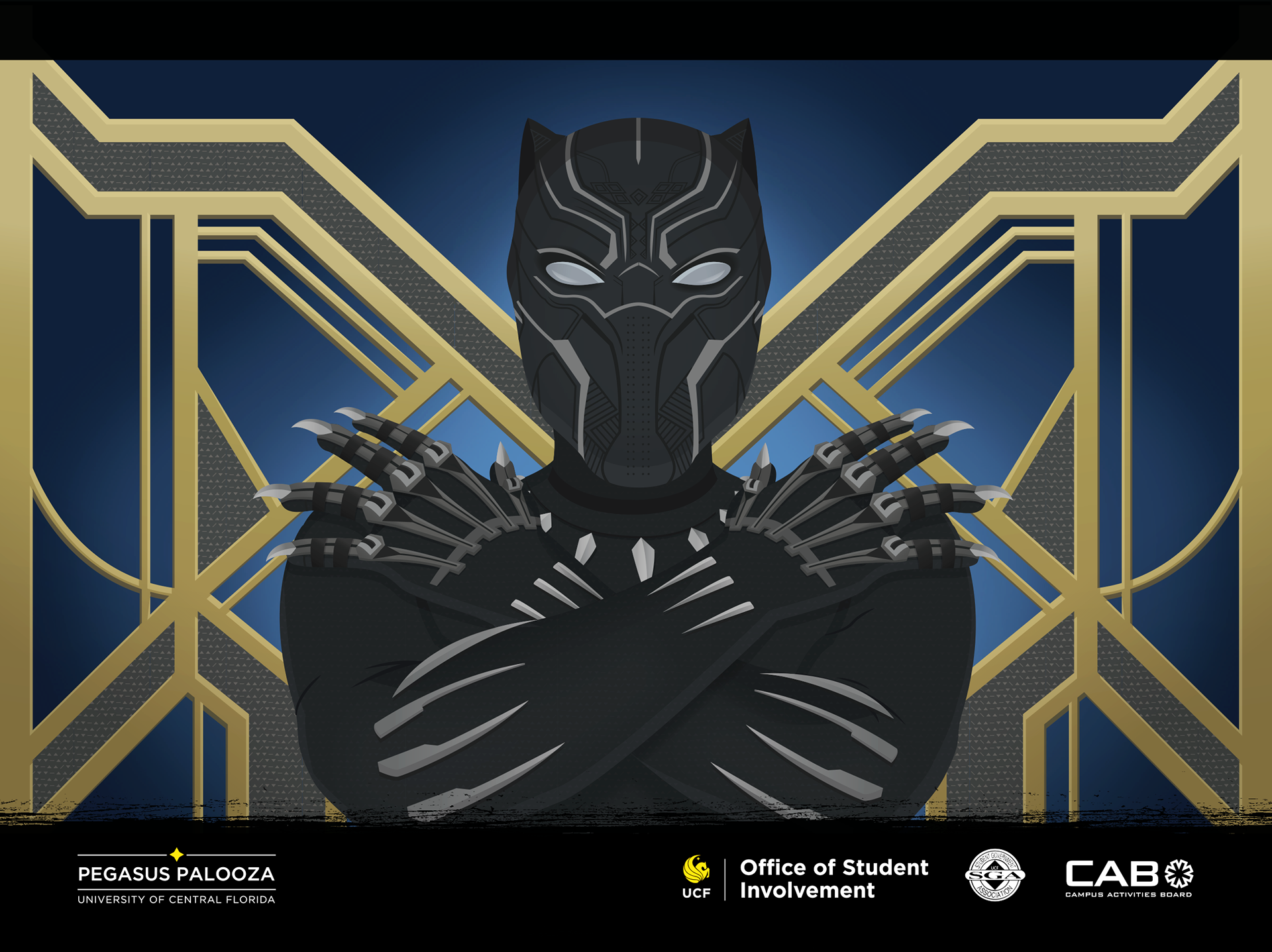 A Black Panther movie cup design based off of the suit seen in Avengers: Infinity War