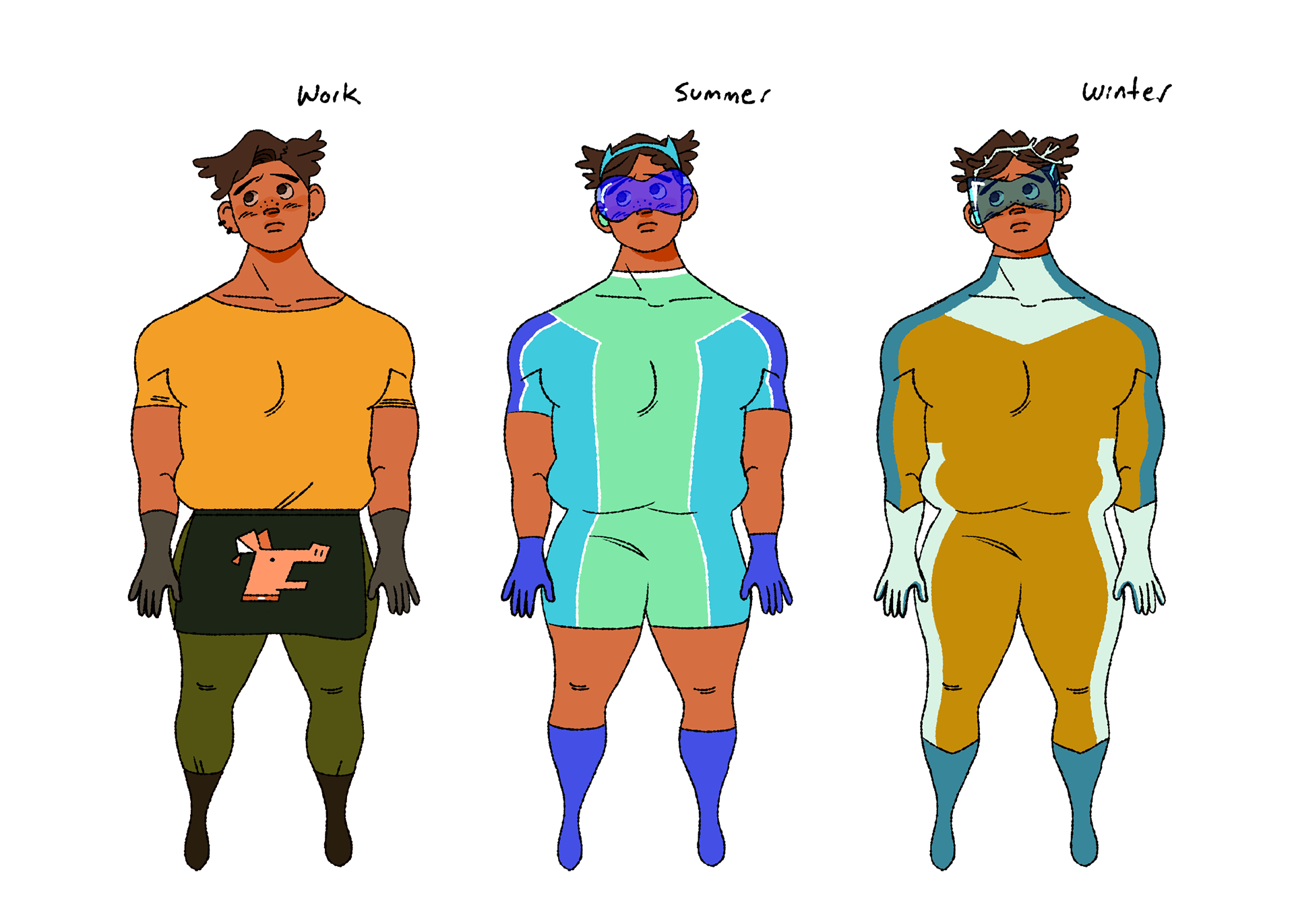 Work clothes + Super suits