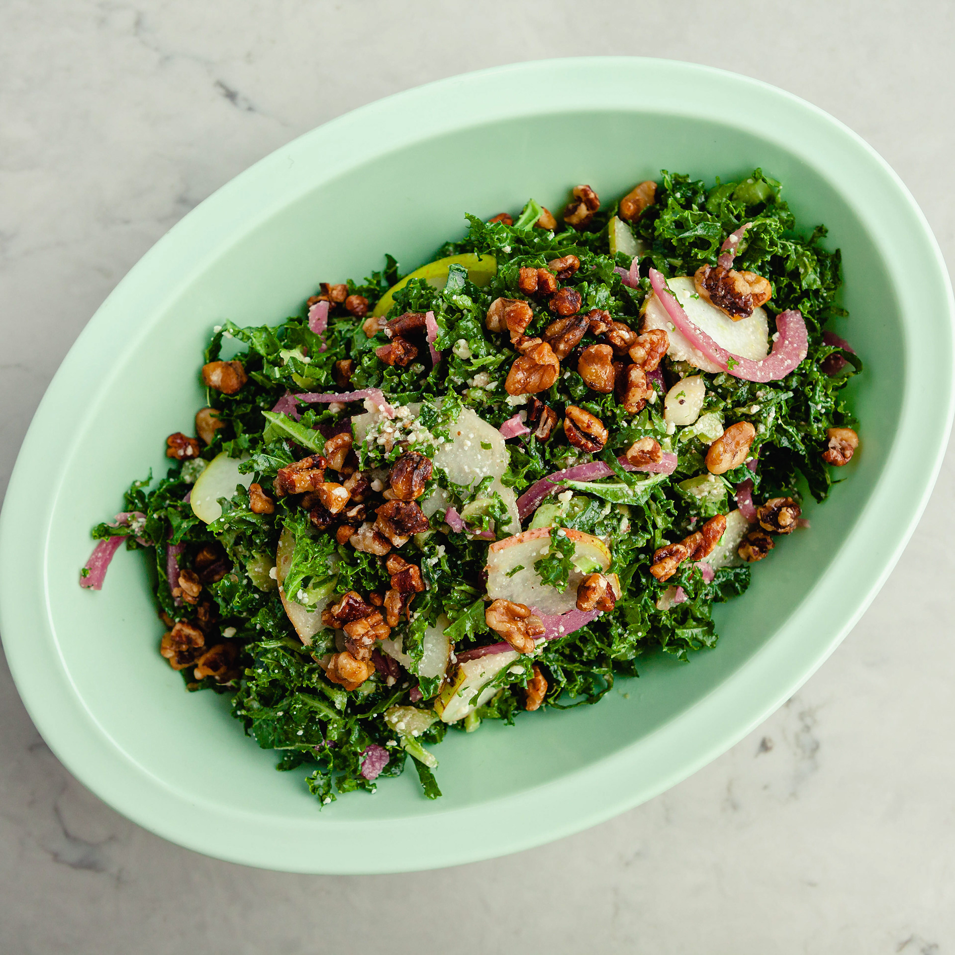 Natural food photography - salad