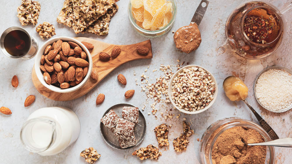 Modern product photography - almond