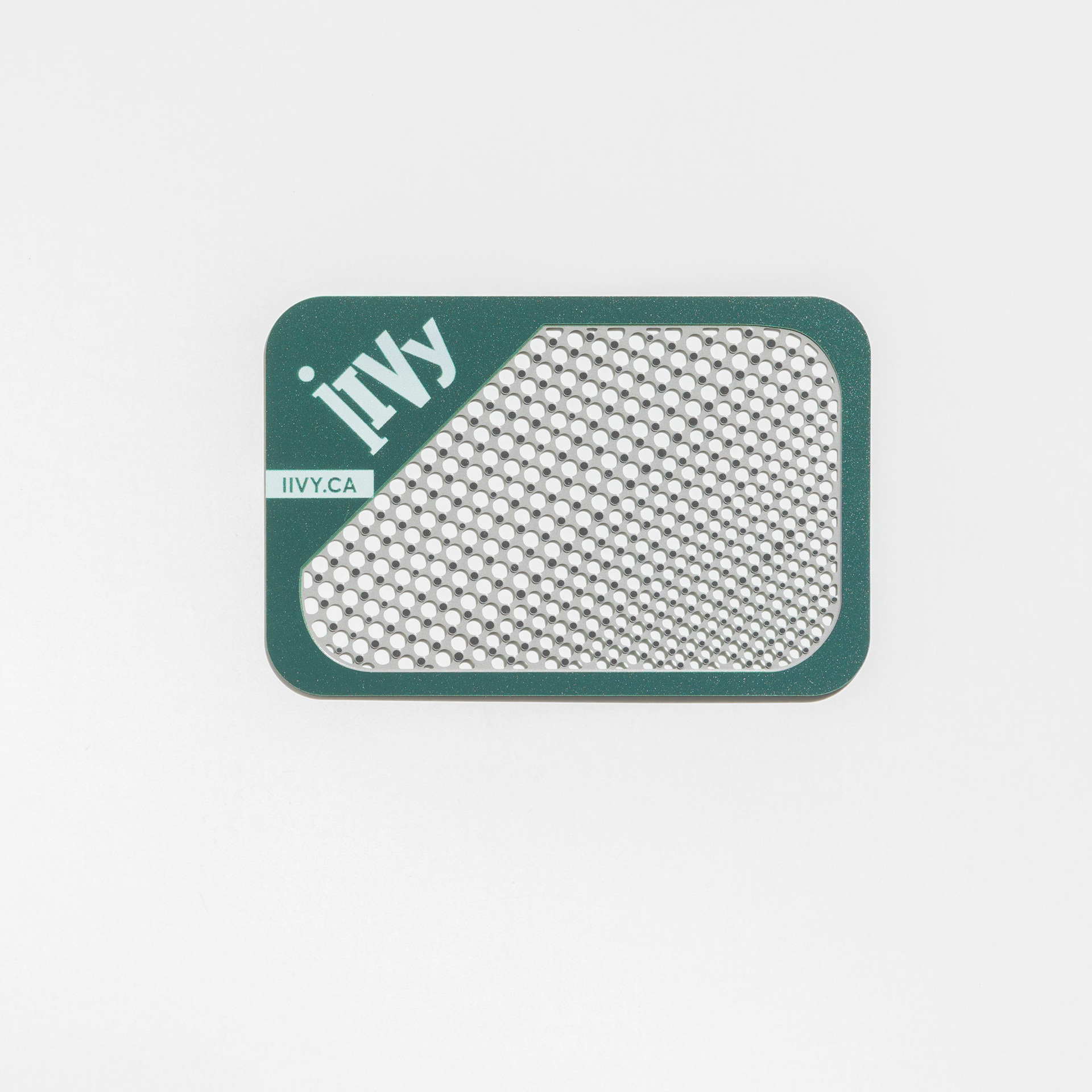 Product shot photography - Cannabis grinder card