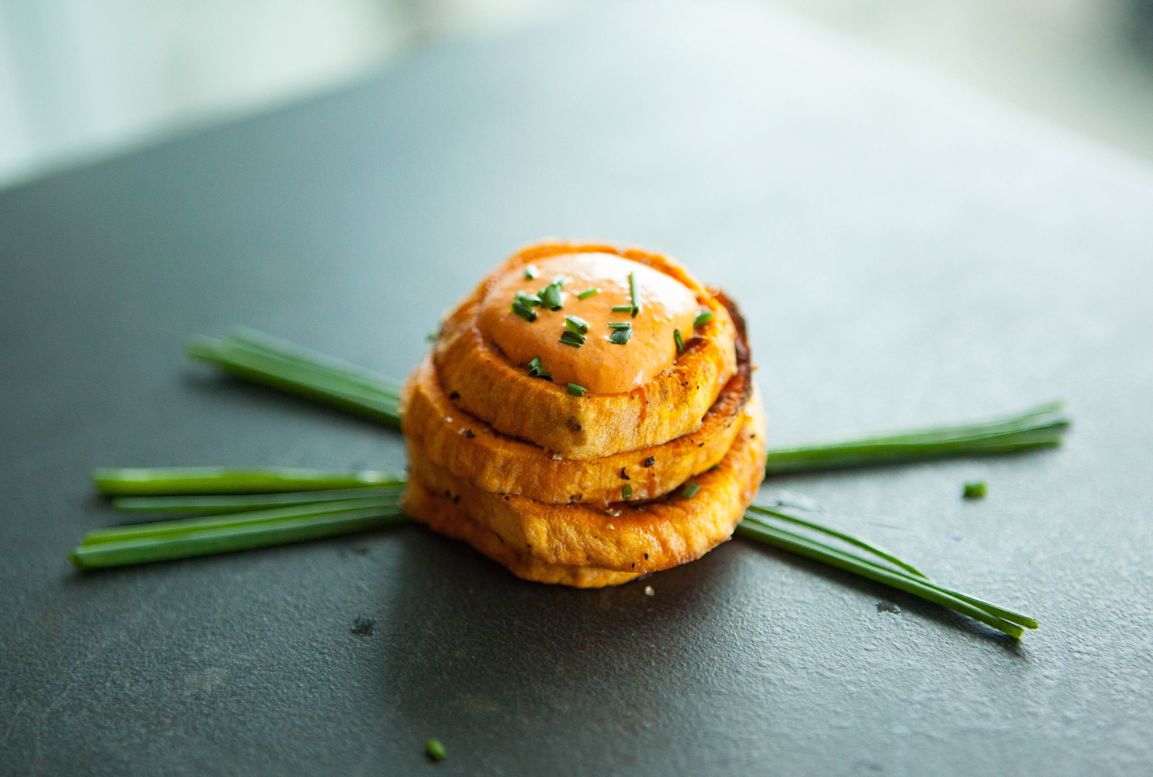 Professional Food Photography - Sweet Potato Appetizer