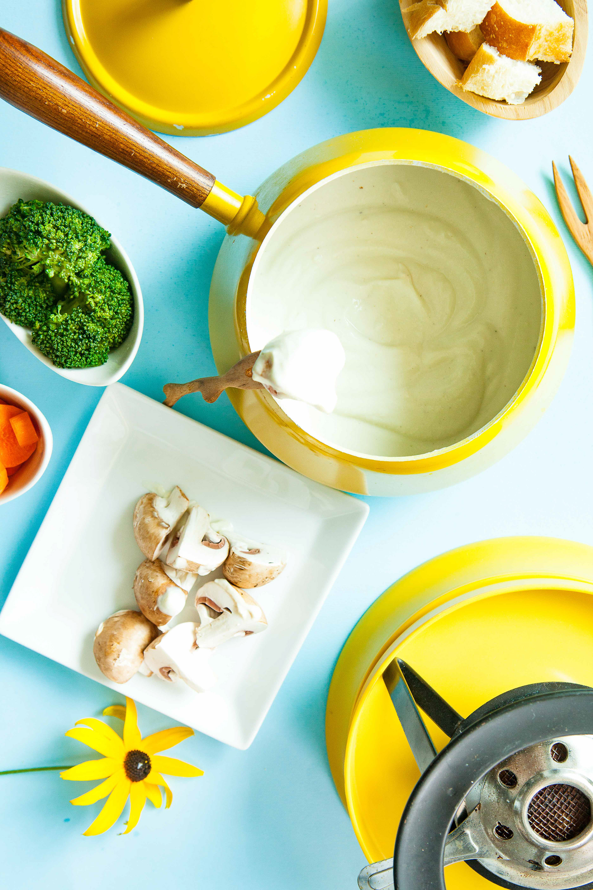 Fondue Flatlay