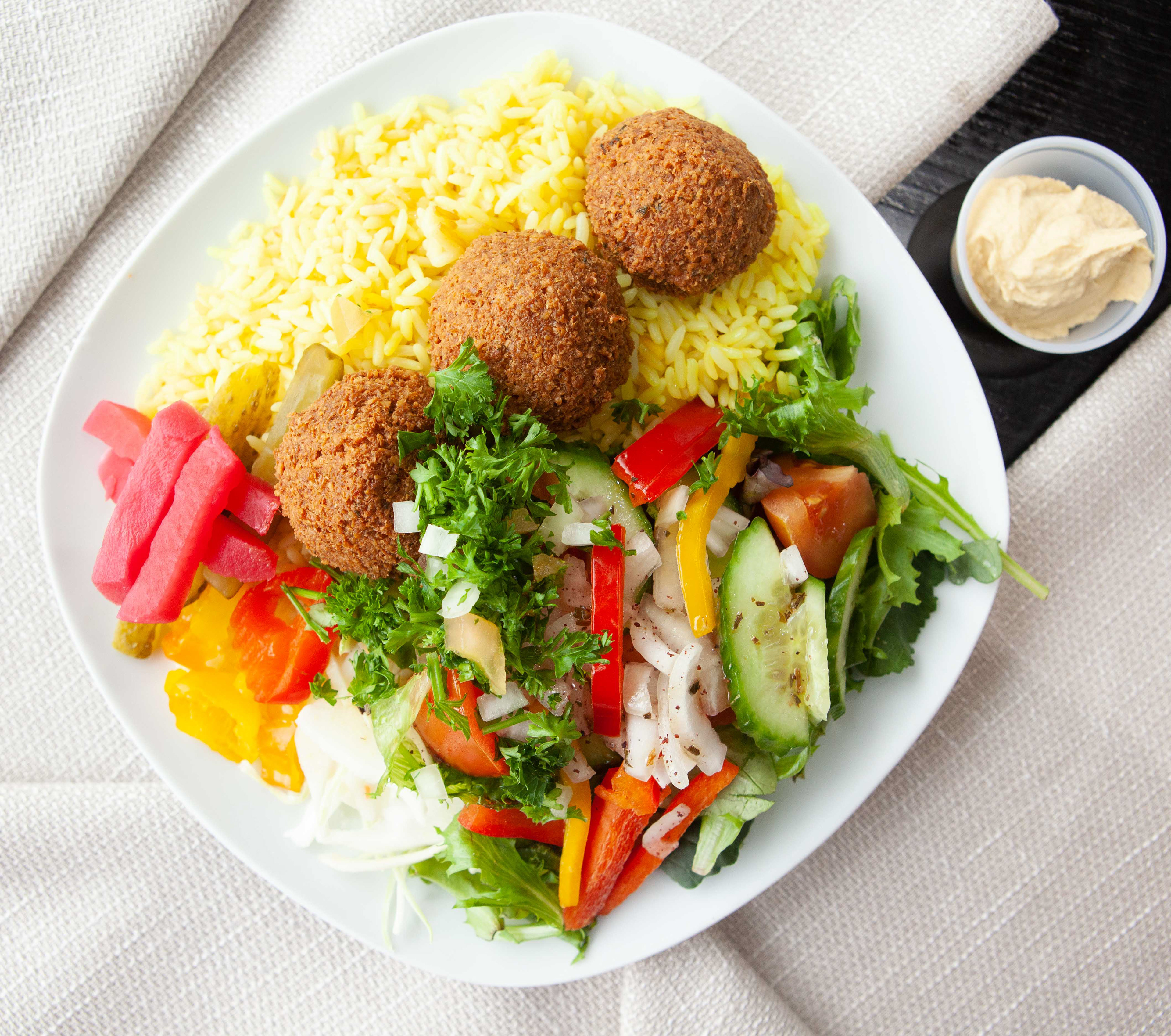 Food Photography - Falafel Plate