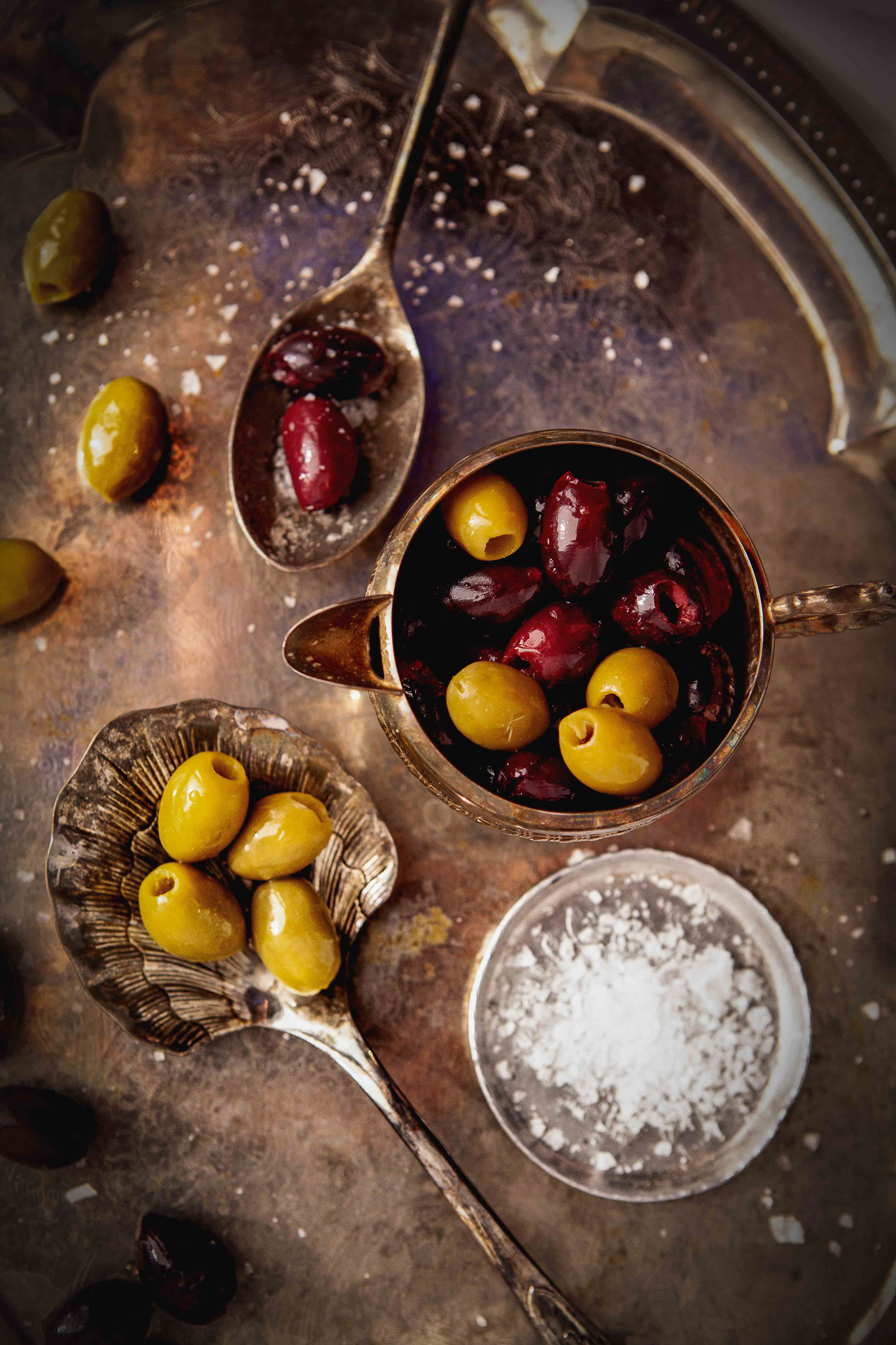 Lifestyle Product Photography - Olives on a Tray