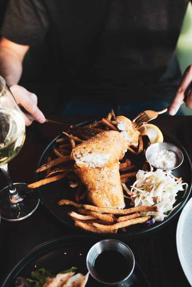 Toronto's famous fish & chips