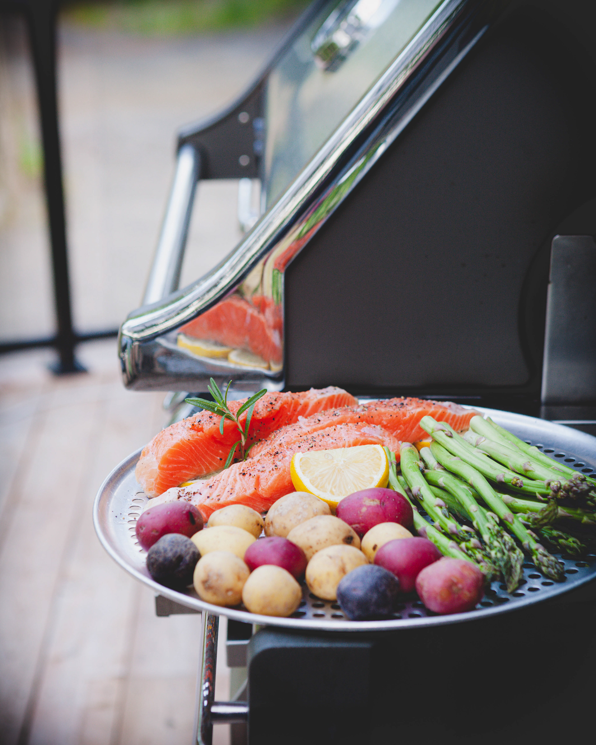 Natural food photography - grill
