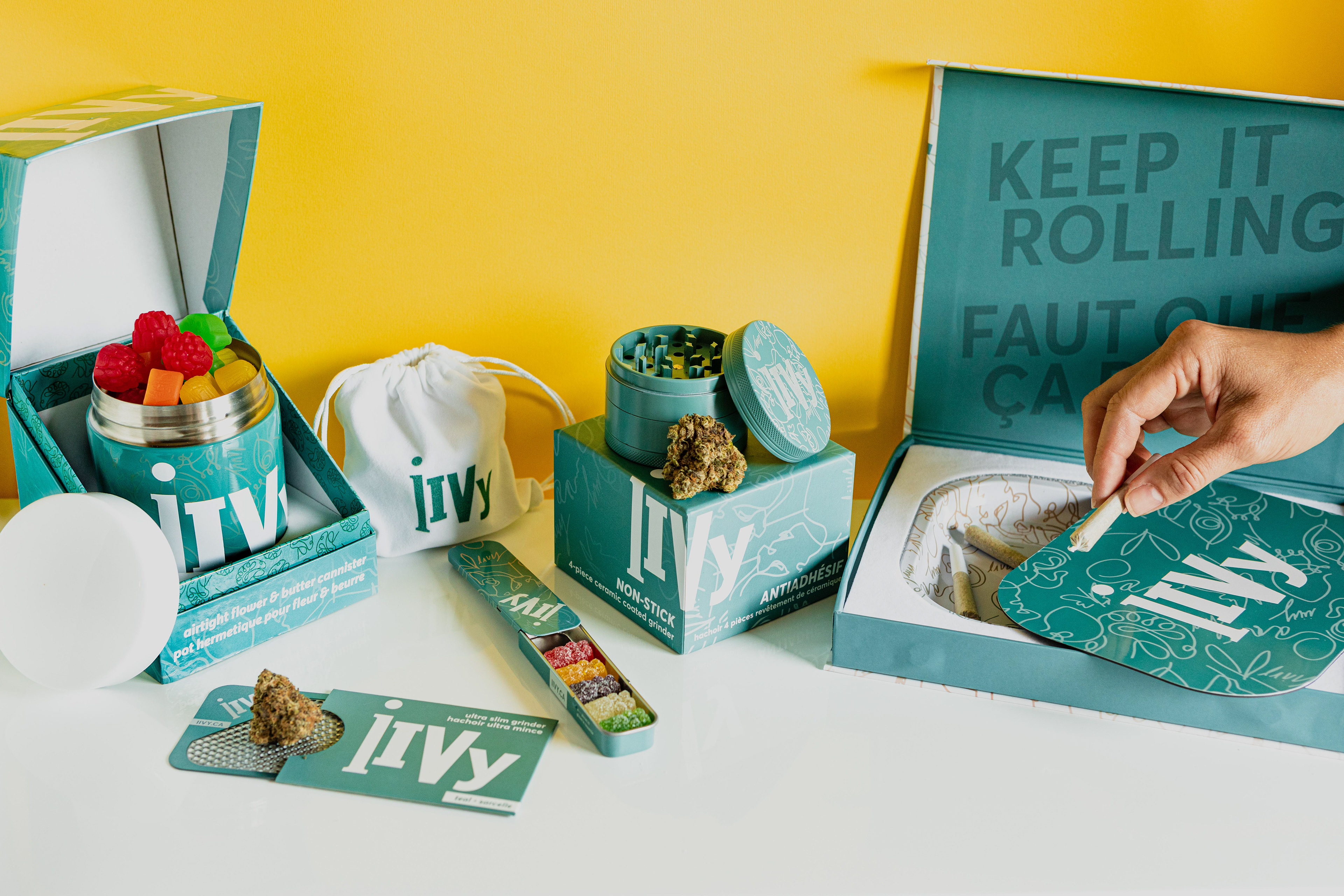 Commercial product photography Toronto - assorted weed products