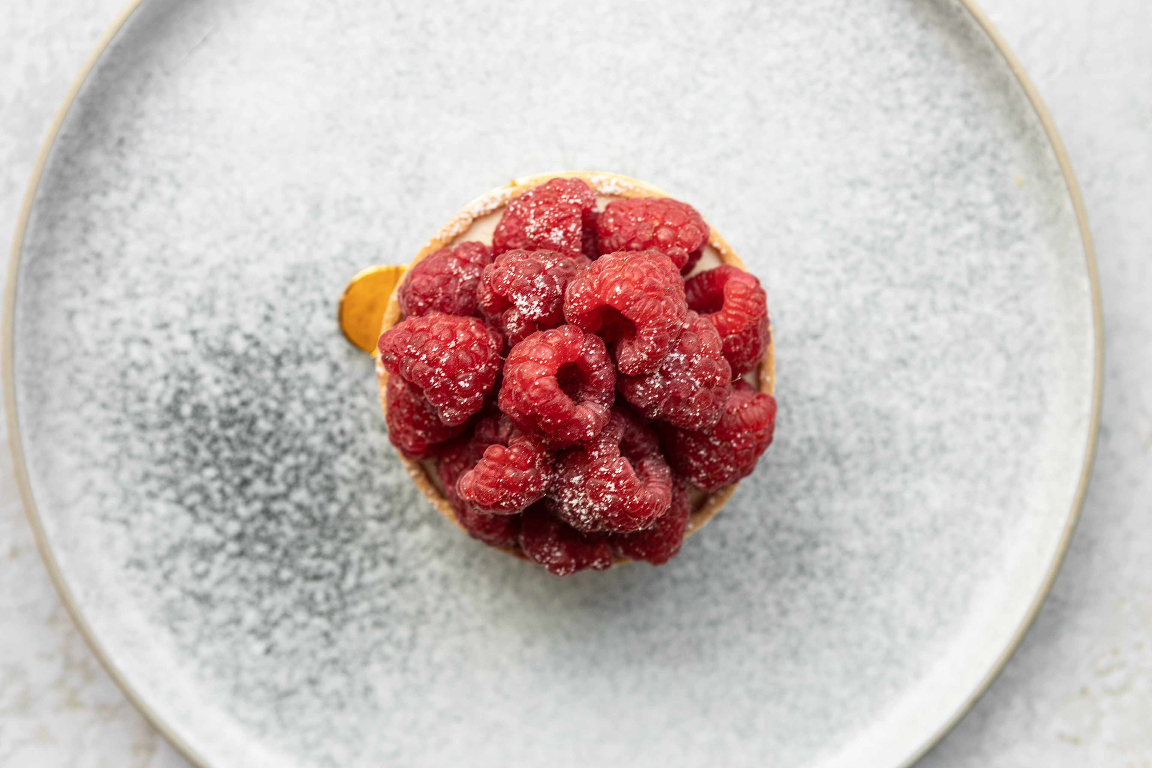 Toronto food photography - Raspberry Tart