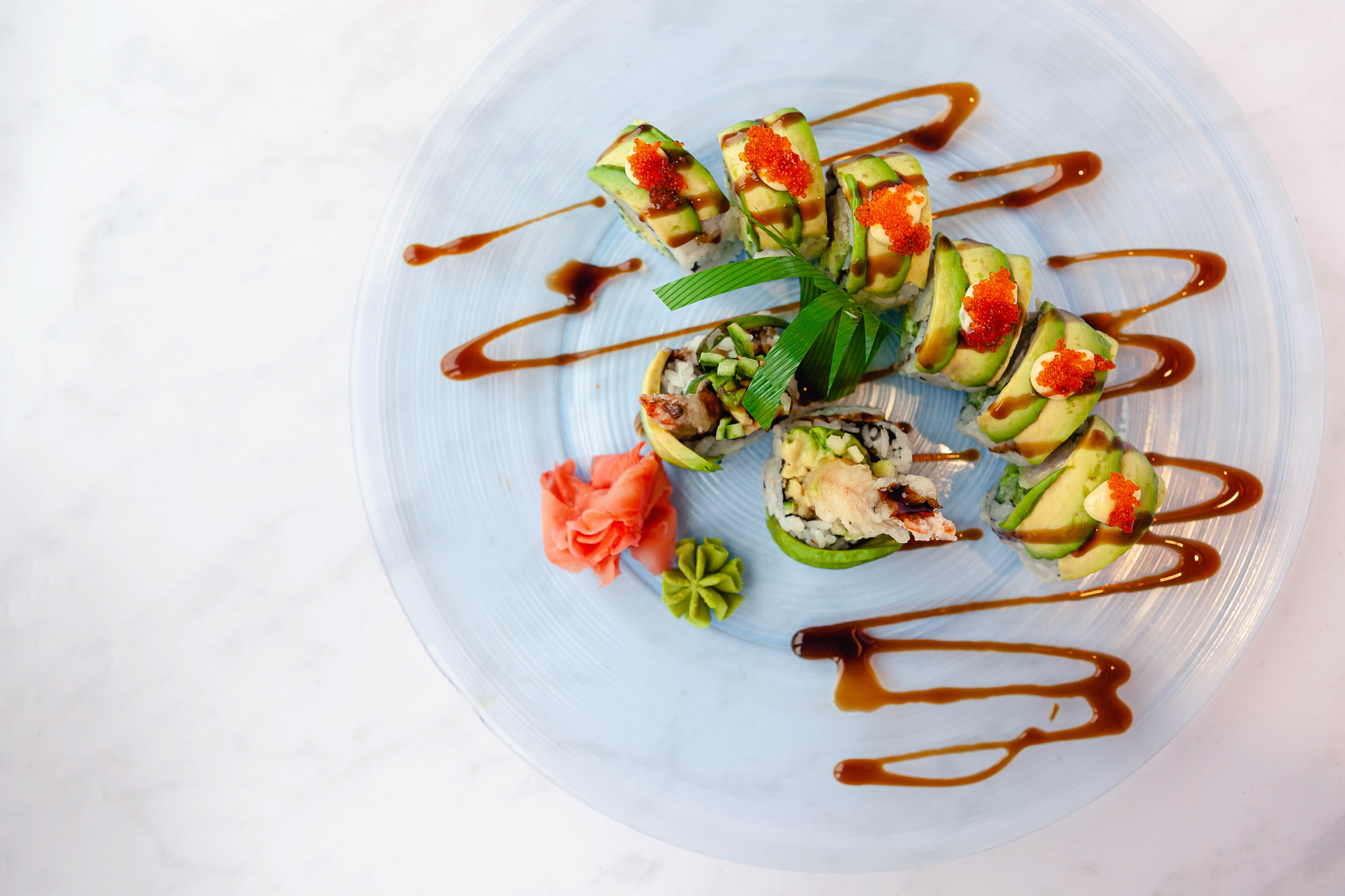 Food menu photography - sushi