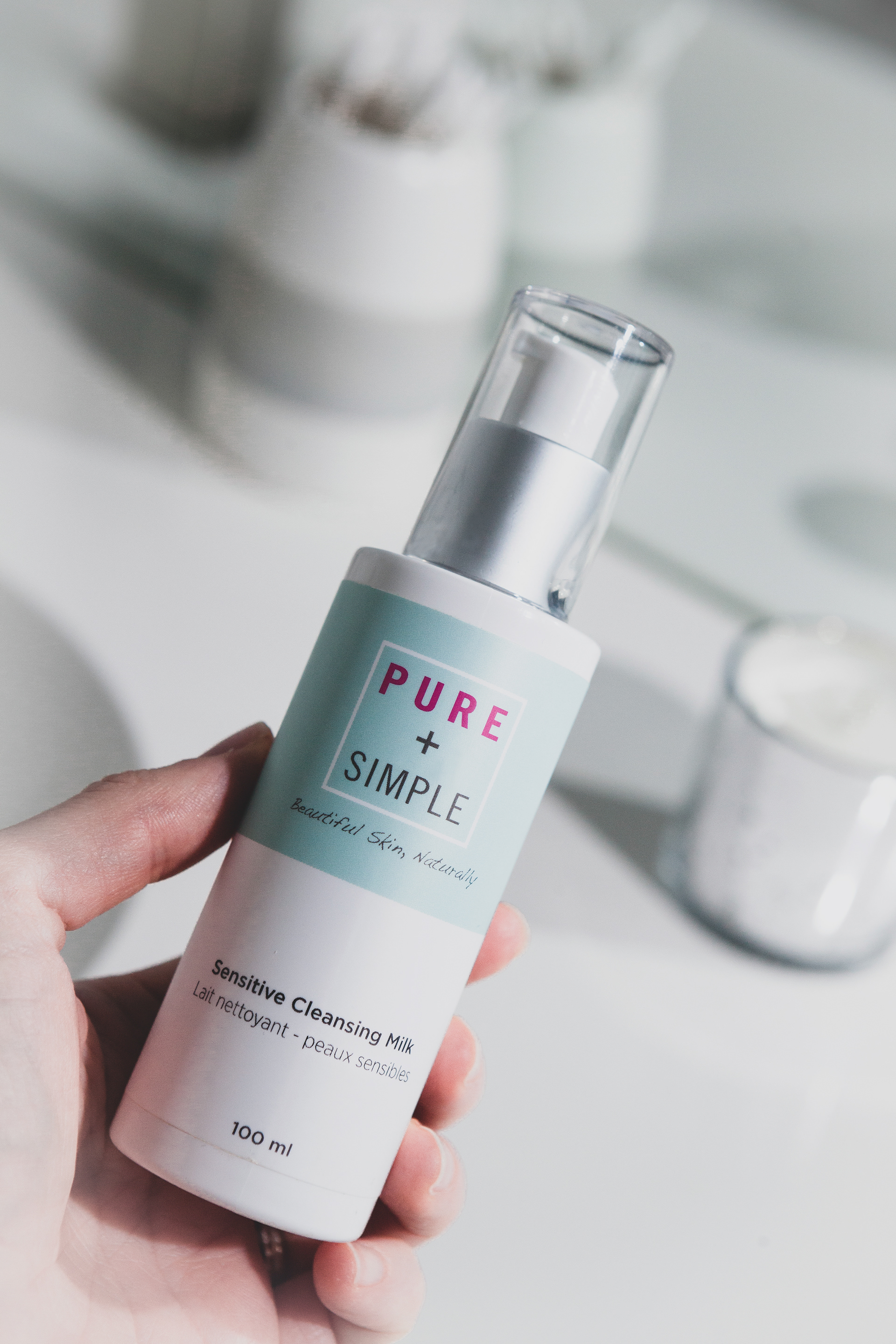 Skincare Product Photography - Pure & Simple Cleanser