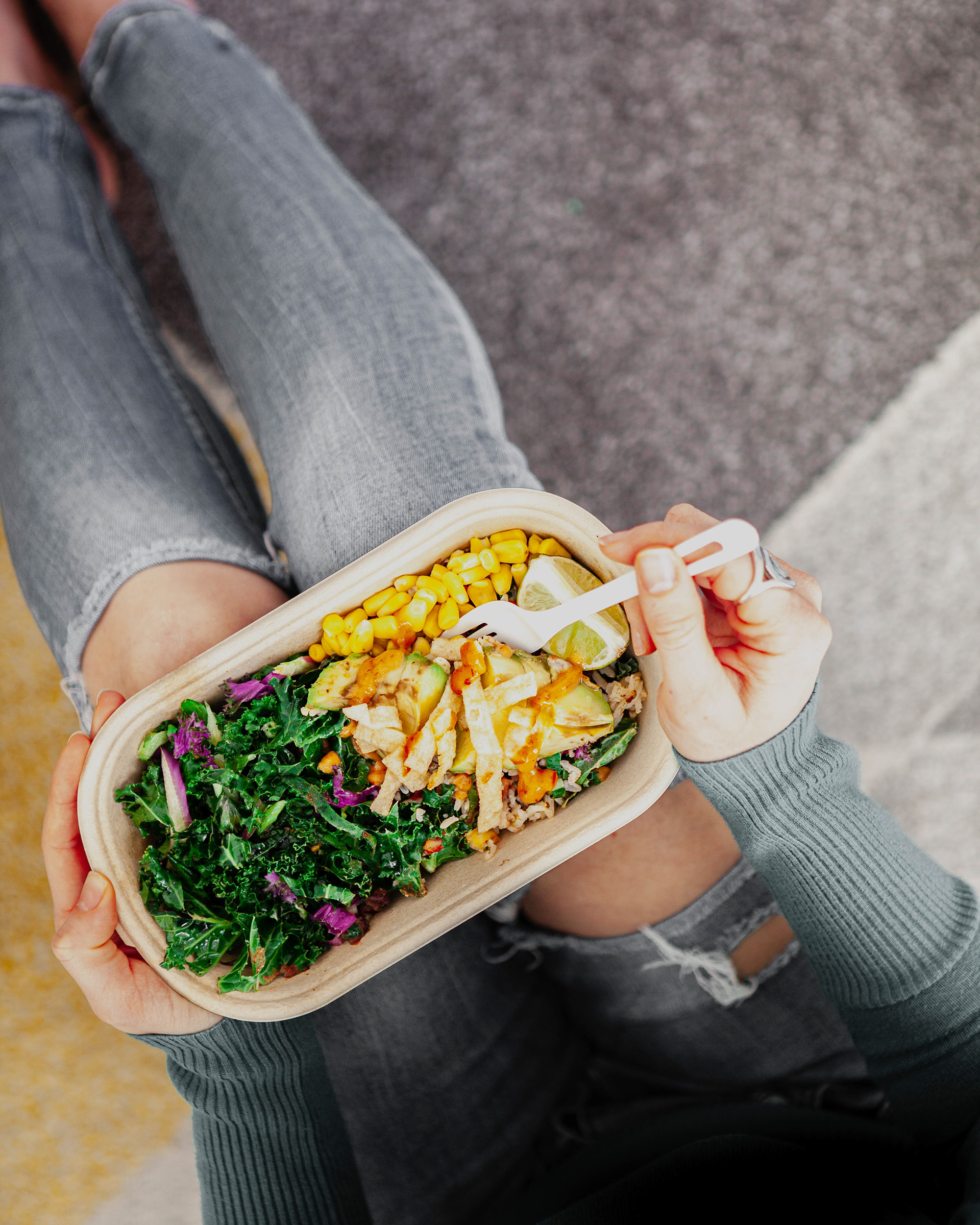 Lifestyle photography - sustainable container