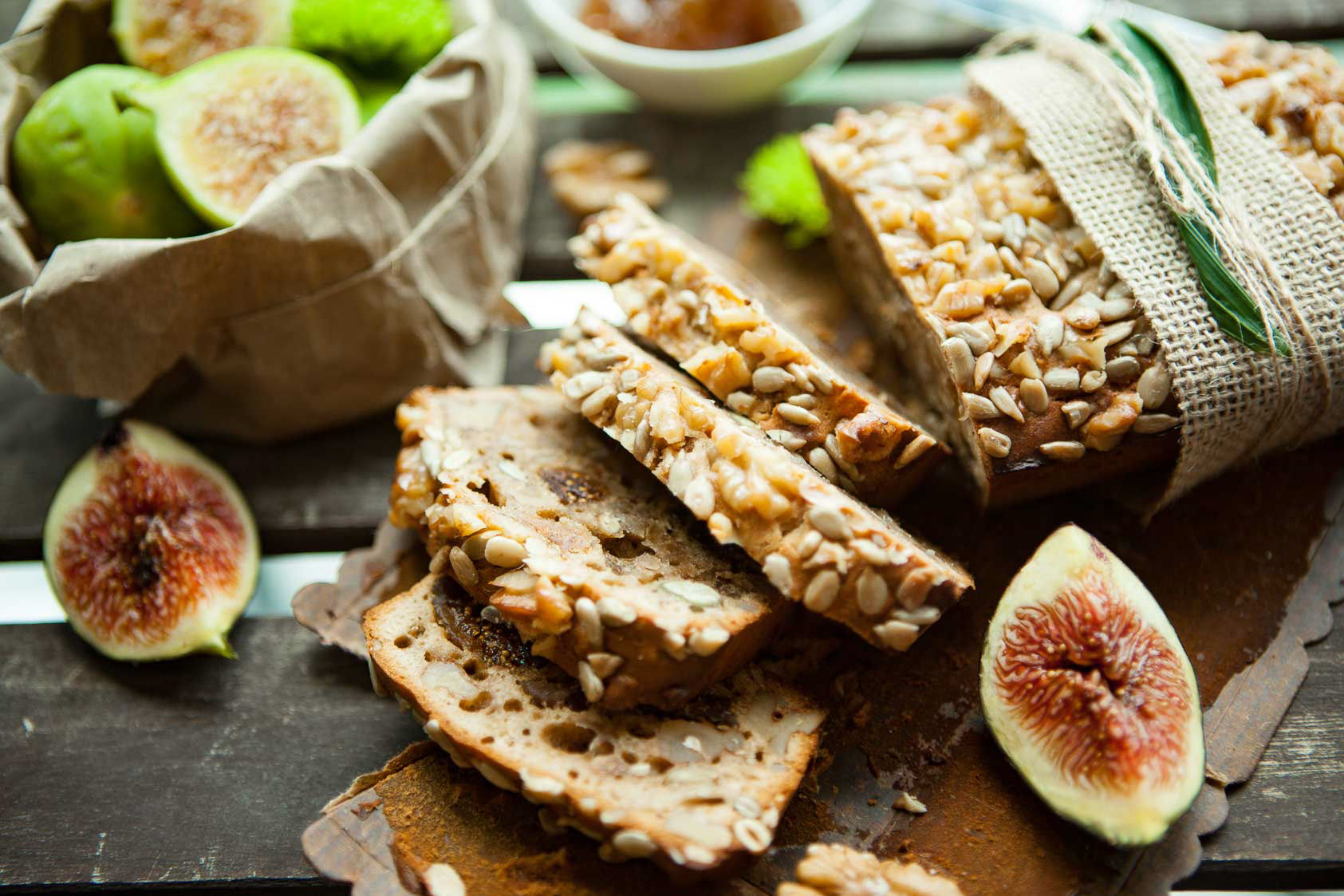 Fig Loaf Food Styling
