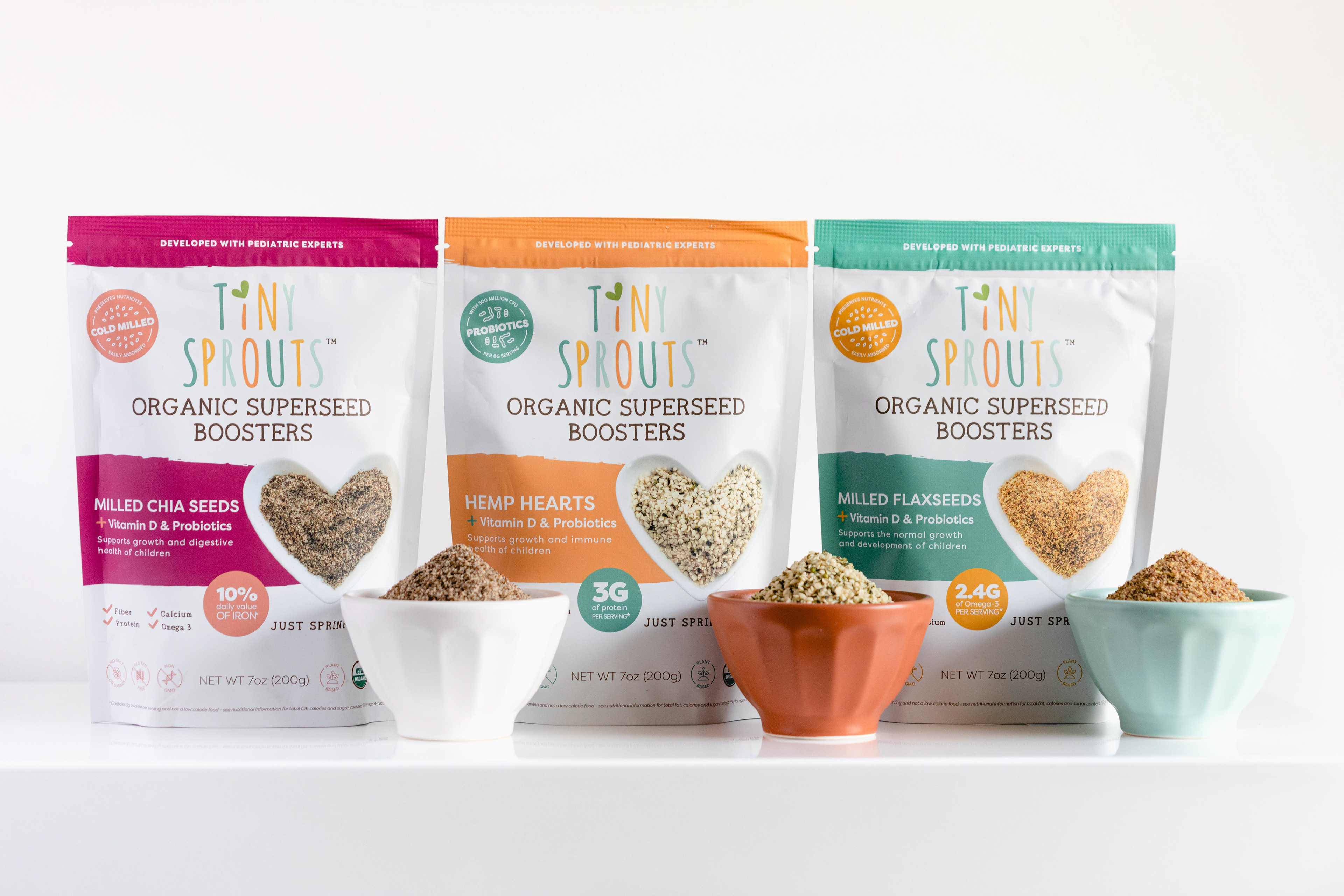 Toronto product photography - kids foods, 3 flavours