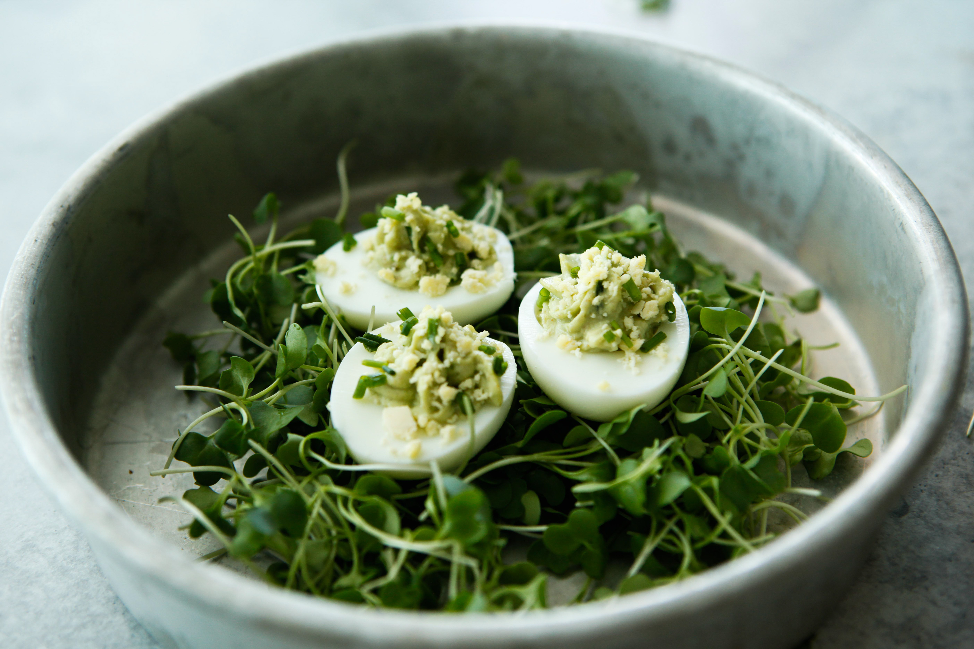 Contemporary Food Photography - Deviled Eggs
