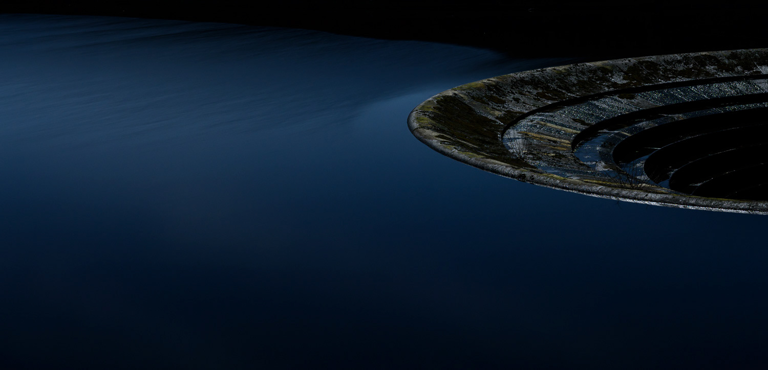 Overflow- Ladybower Reservoir, The Peak District National Park, Derbyshire, UK