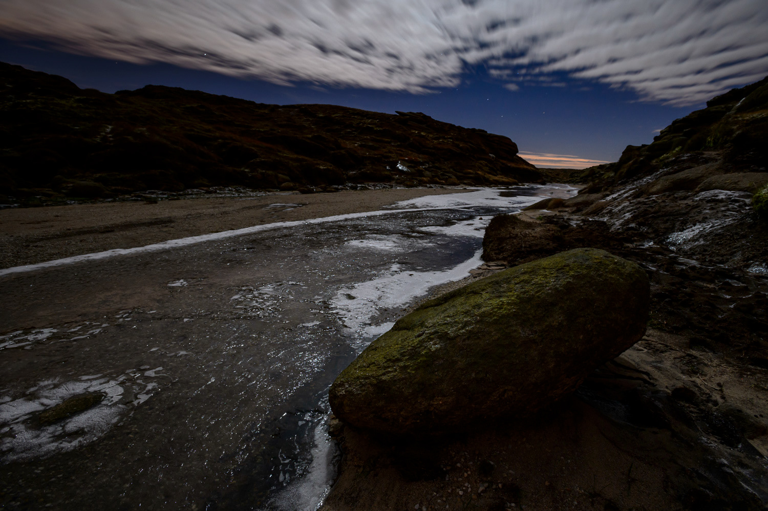 River Kinder, Kinder Gates, Kinder Scout, Derbyshire, Peak District National Park, England, UK