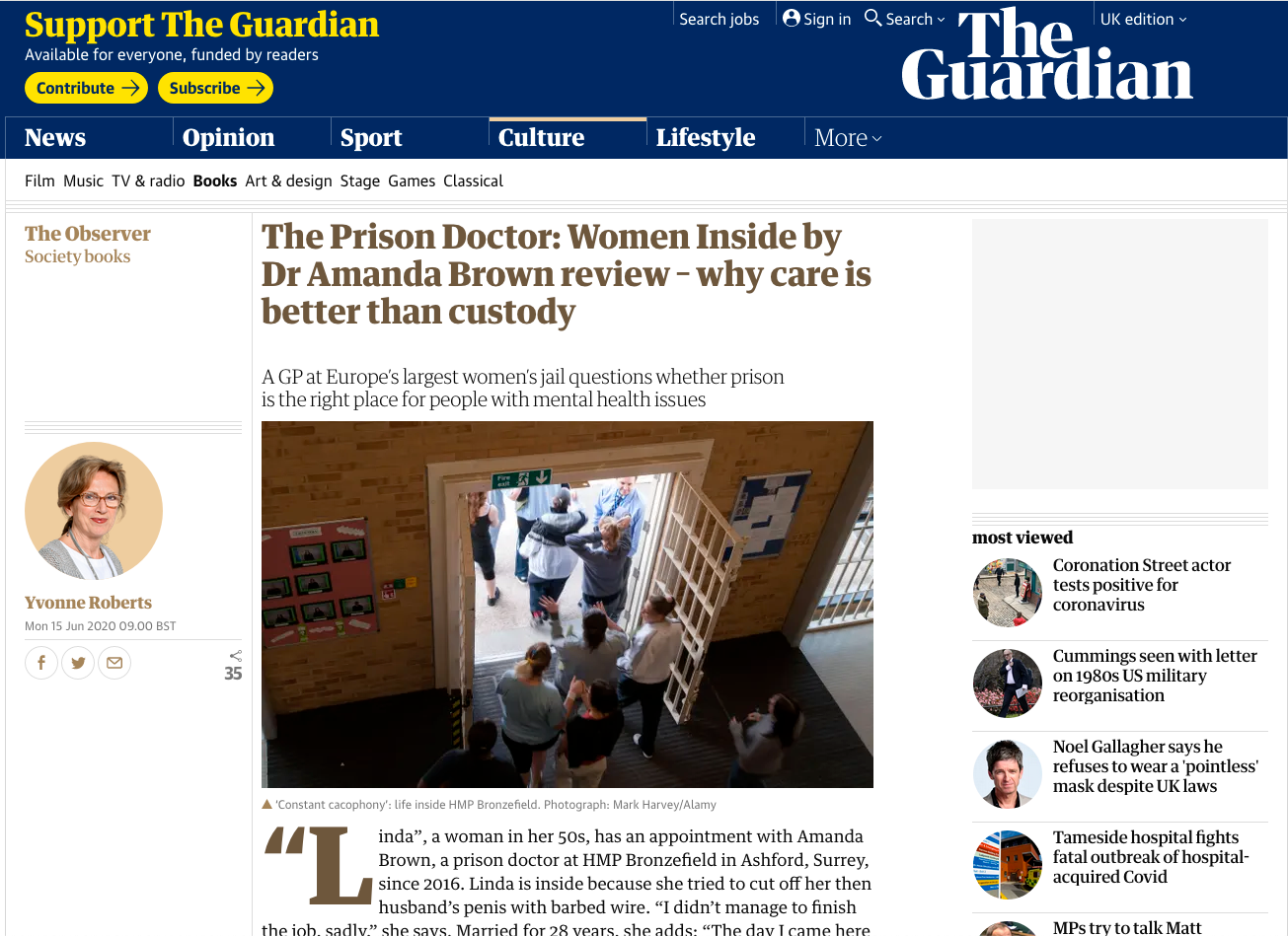 The Guardian, 15th June 2020