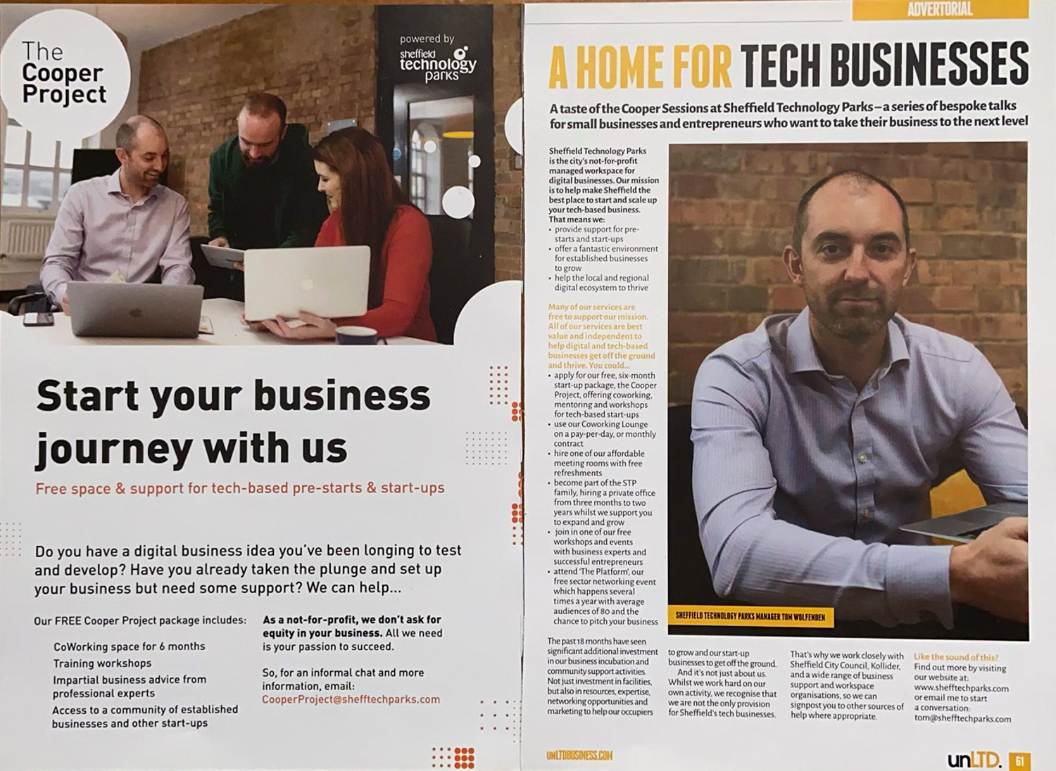 Unltd magazine, May 2019