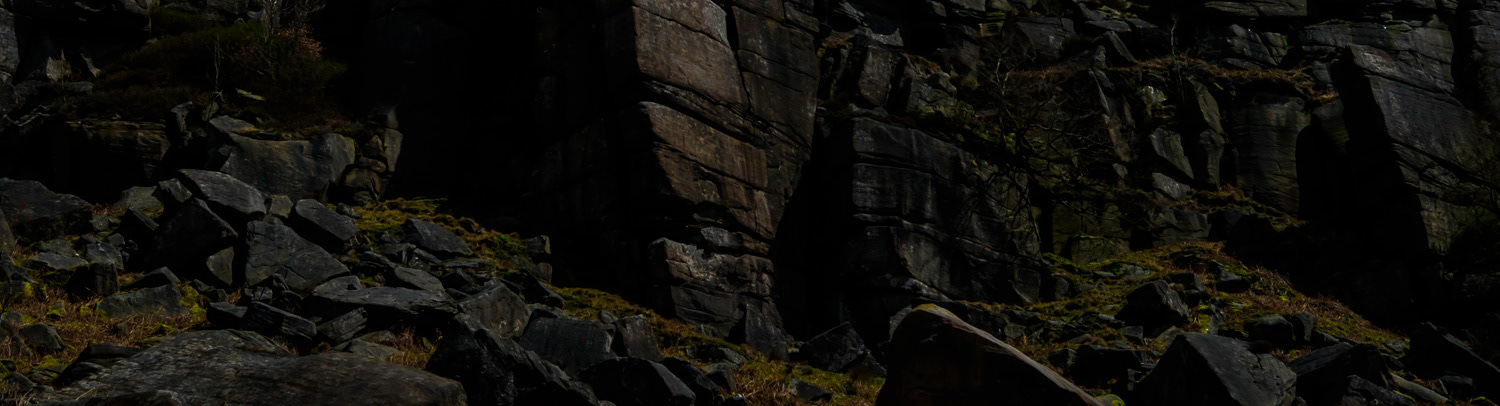 Stanage Edge, the Peak District National Park, Derbyshire, UK