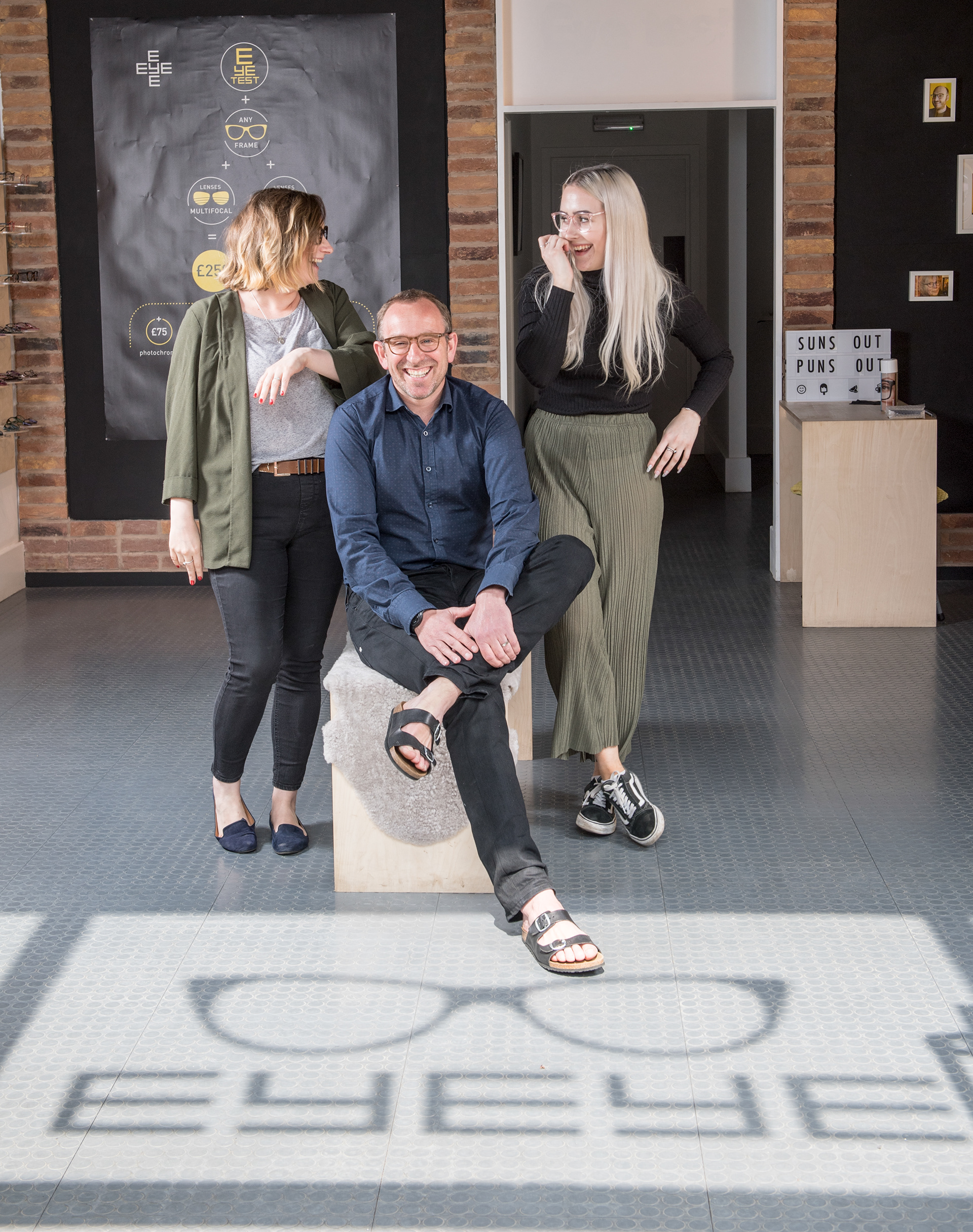 The team at EyeEye Opticians, Sheffield