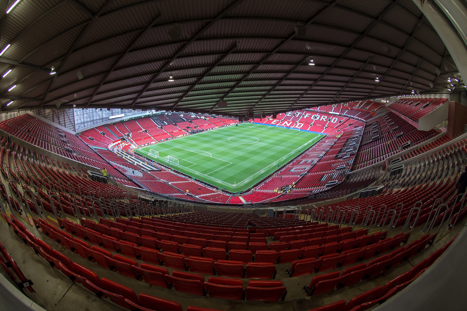 Old Trafford, home to Manchester United football club