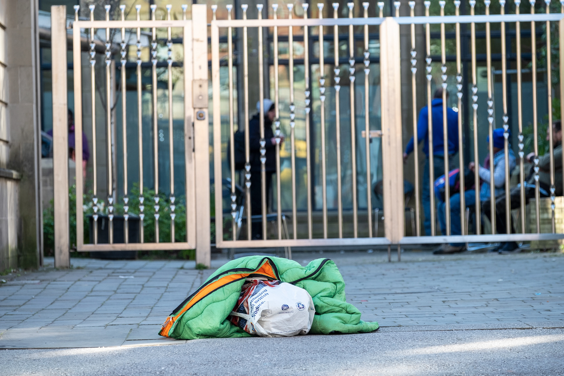 Day 2 of Lockdown- Discarded clothing outside the Archer Project, Sheffield
