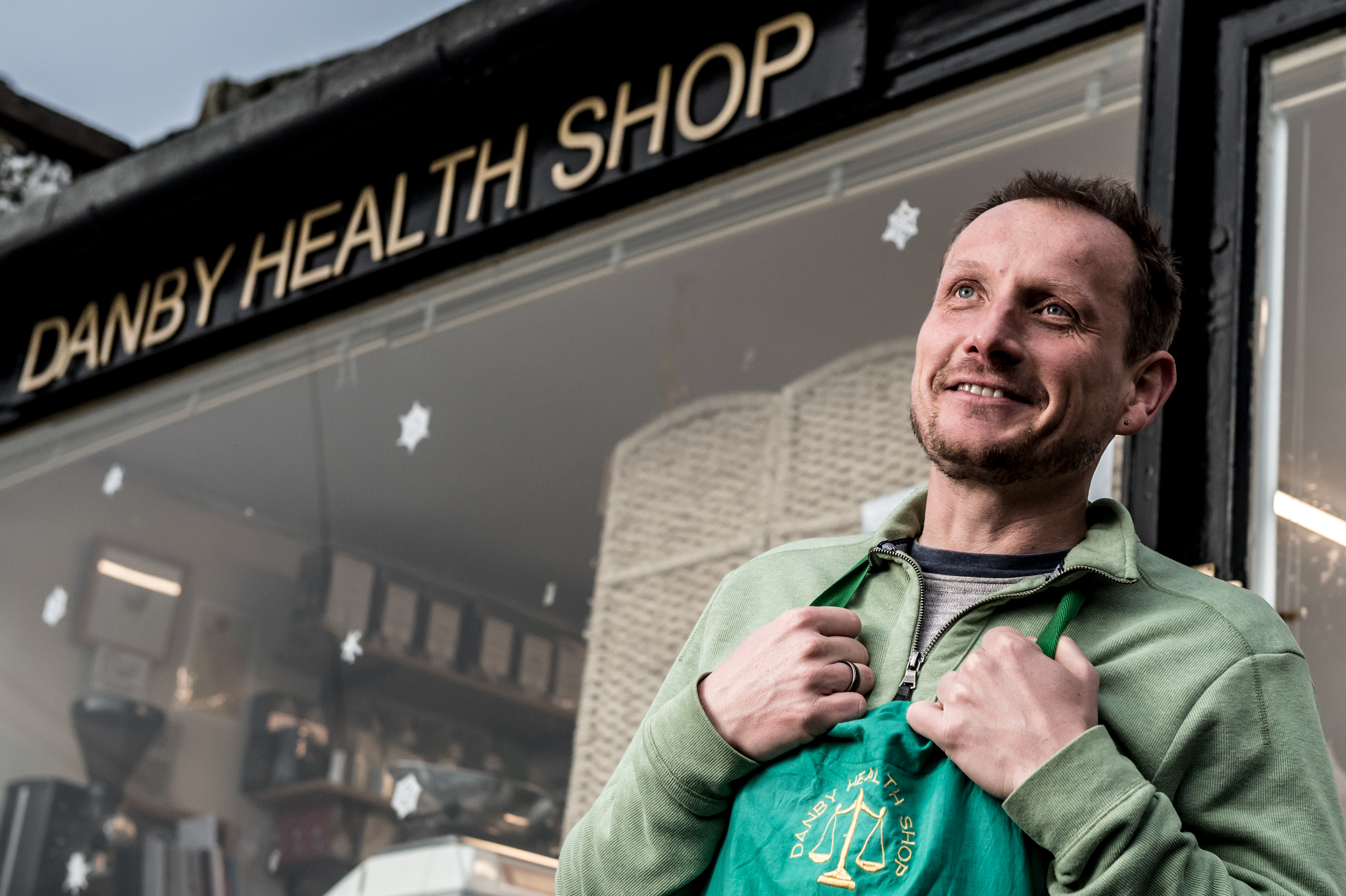 Mark Barber, Danby Health Shop run by The Botton Community