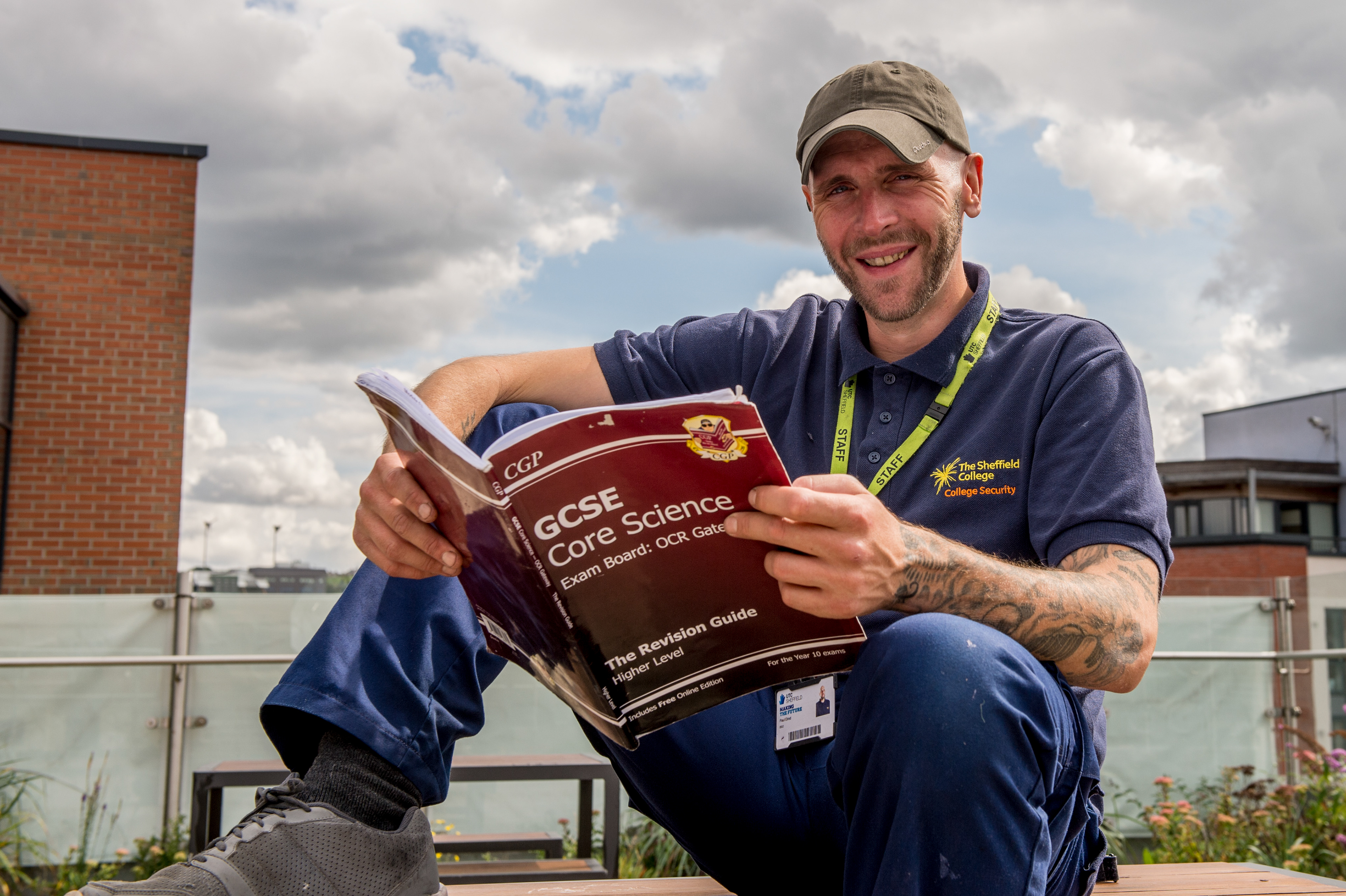 Paul Elrod, Caretaker at a local school takes GCSE's to further his career