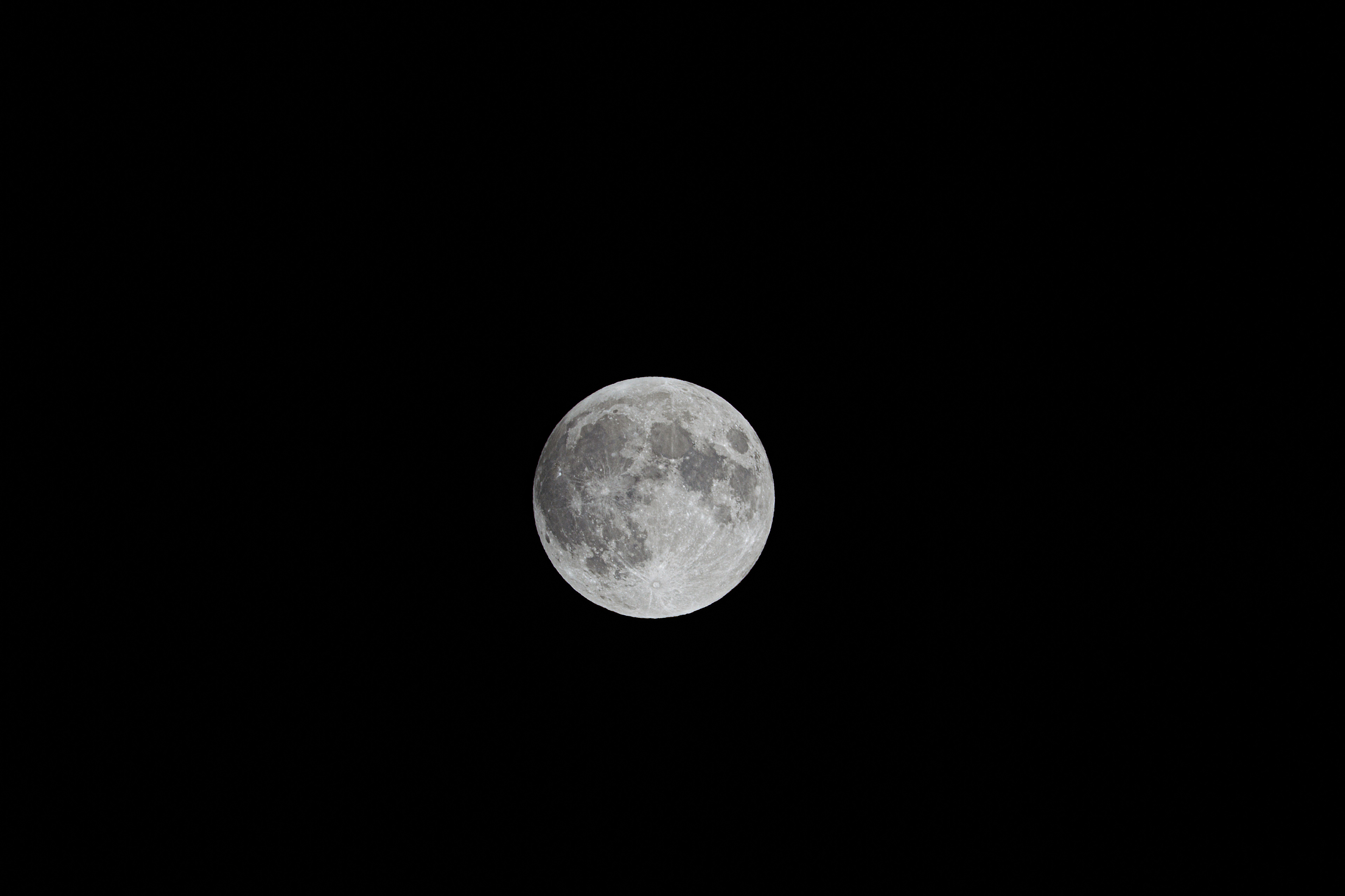 Moon, nearly full.