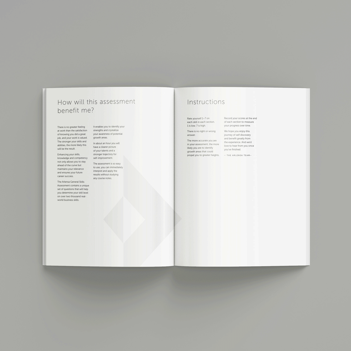 Business skills assessment interior layout & design