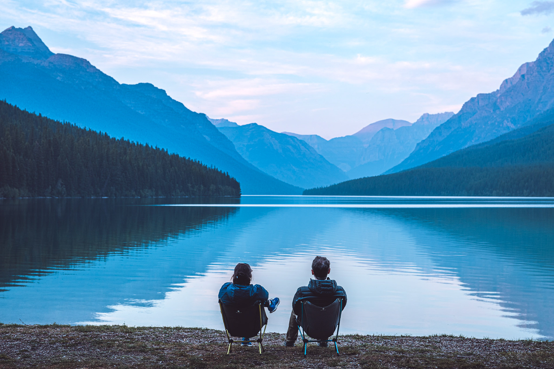 Bowman Lake, Glacier National Park.
