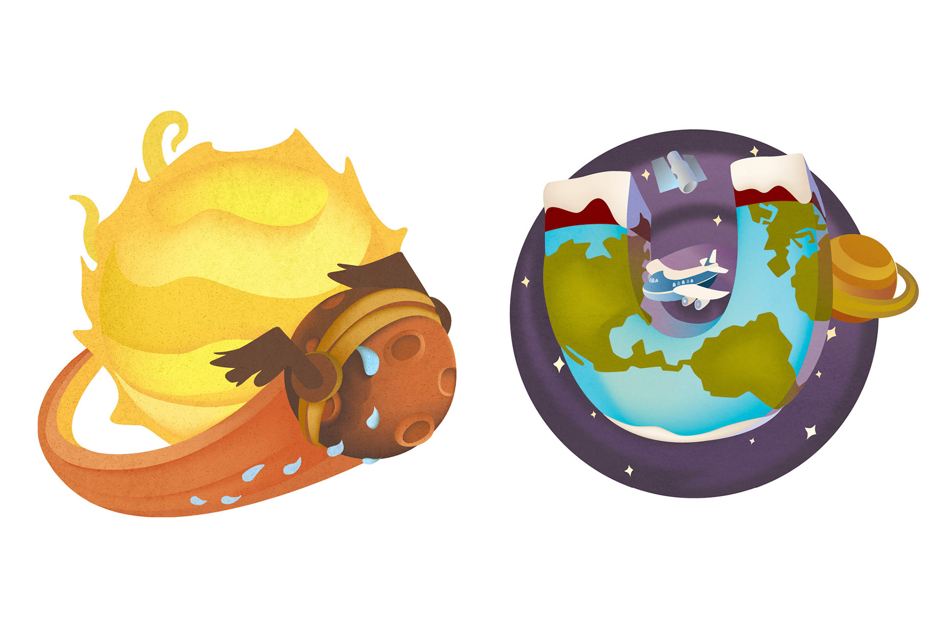 Spots from 'Freaky Facts' series.