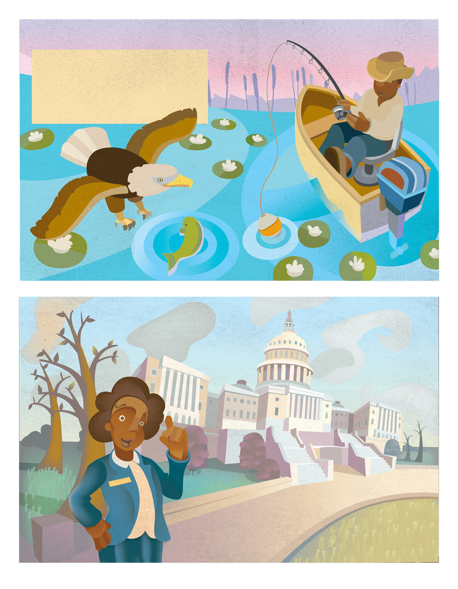 Selections from 'American Symbols' series.