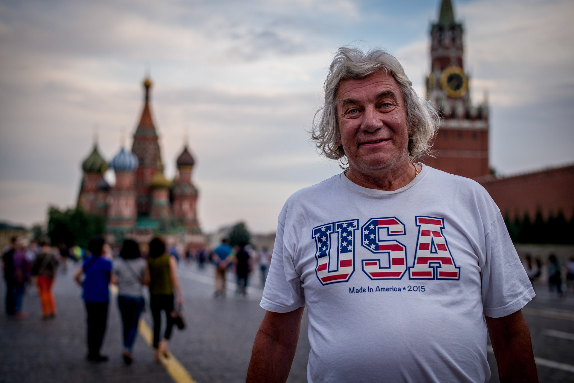 A nice Russian man in Red Square.
