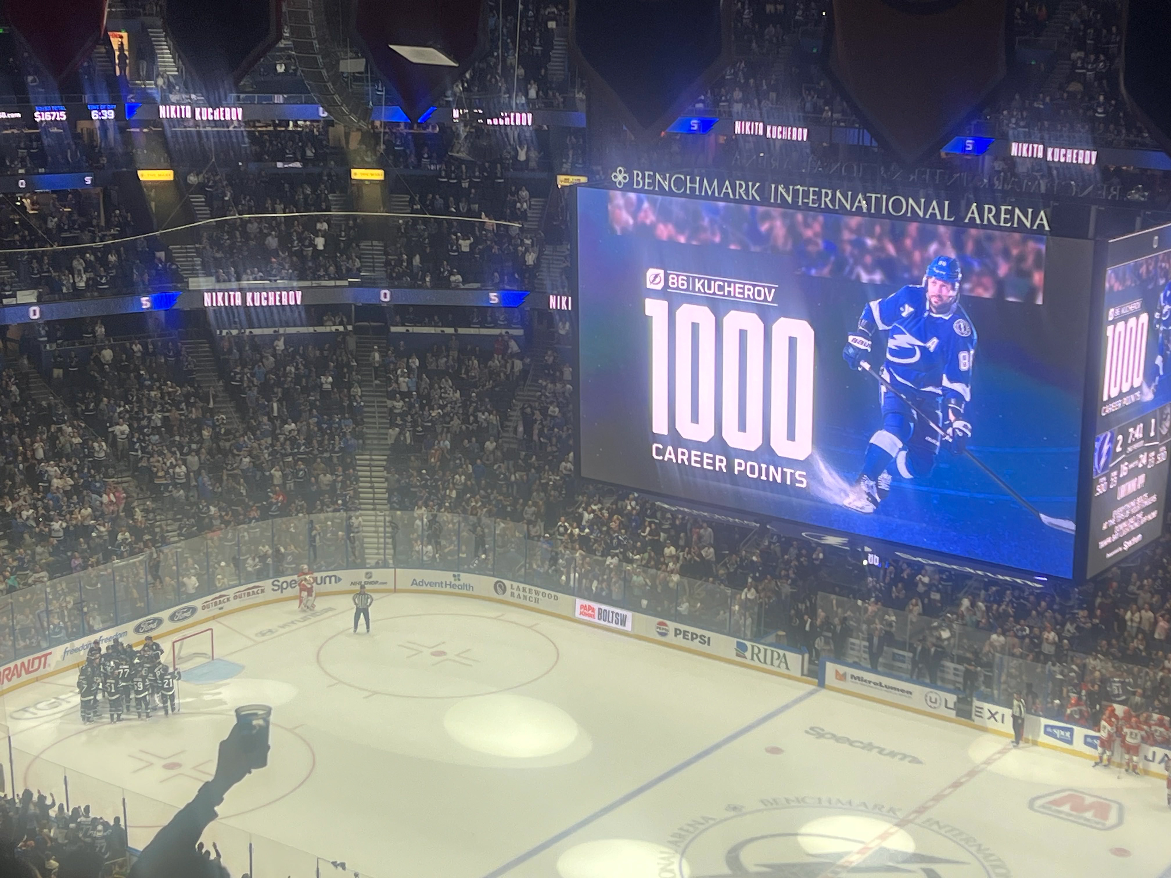 Nikita Kucherov's 1000th Point