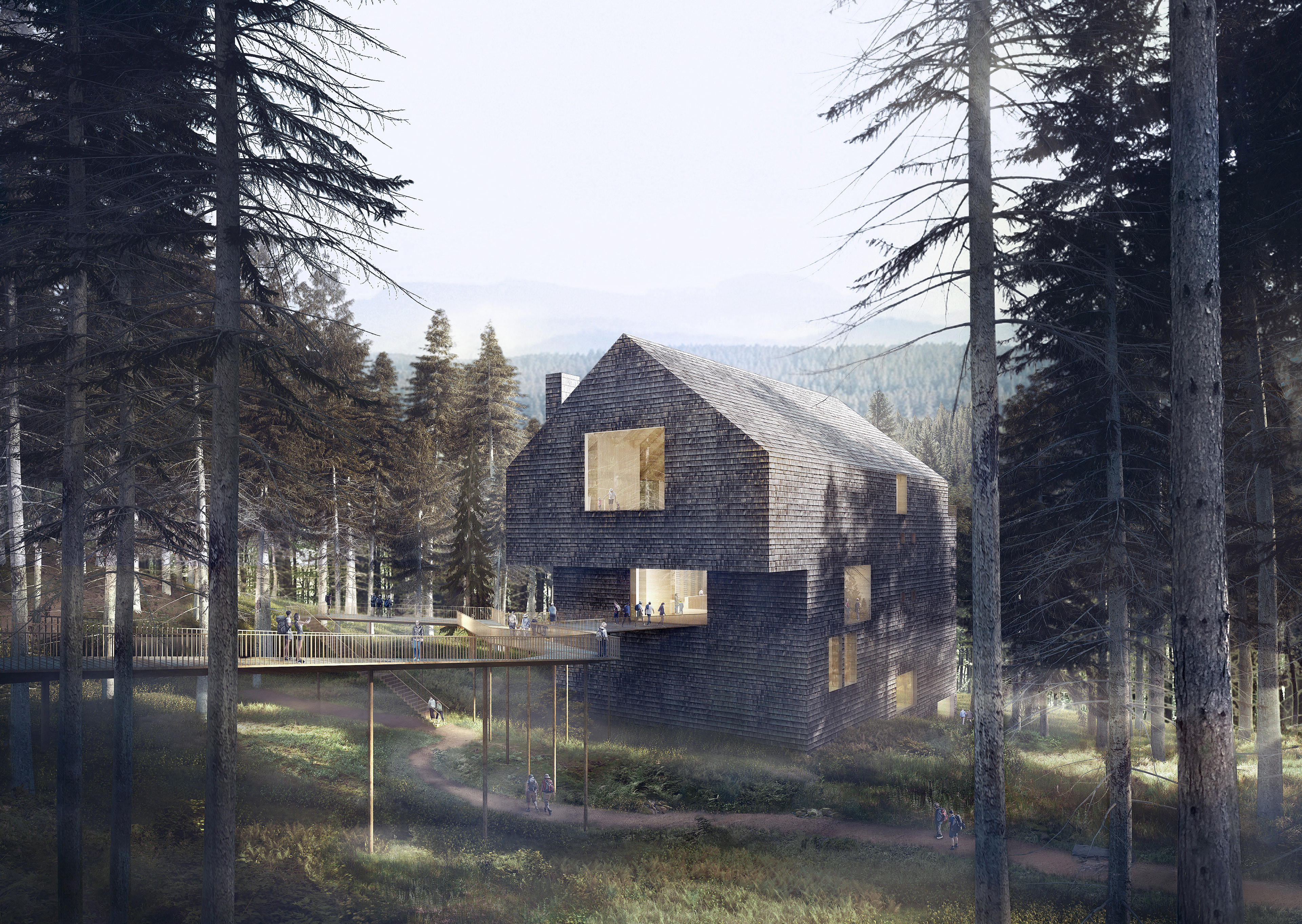 Visitor’s Centre Black Forest, Carmody Groarke, Lead artist @Forbes Massie