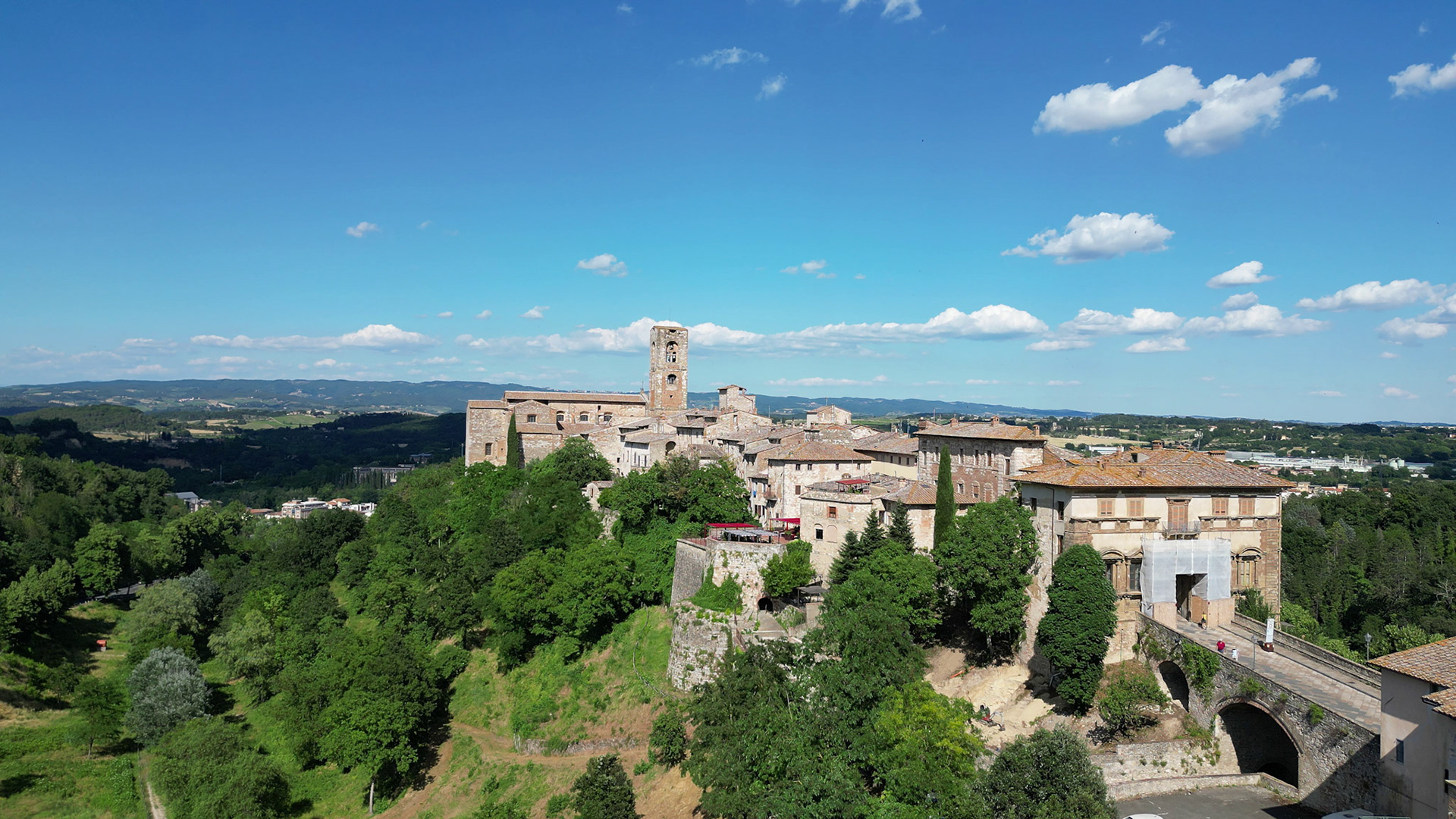 Drone footage for an Italian wedding