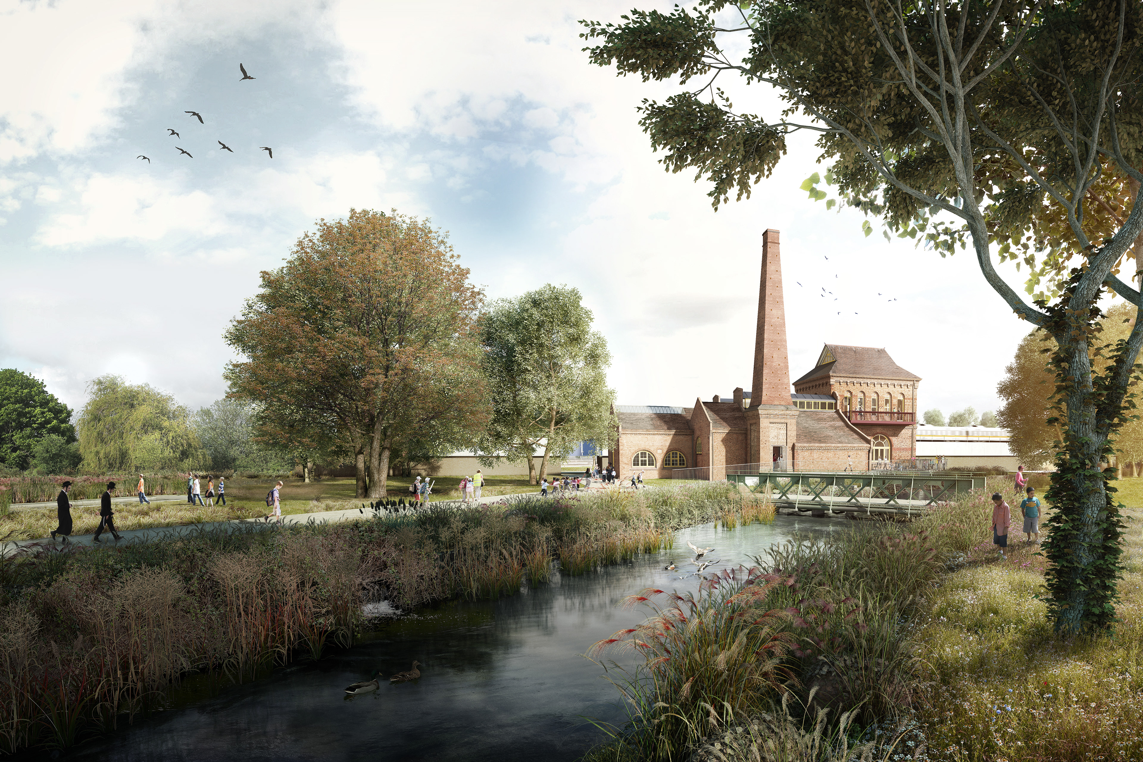 Walthamstow Wetlands London, Witherford Watson Mann, Lead artist @Forbes Massie