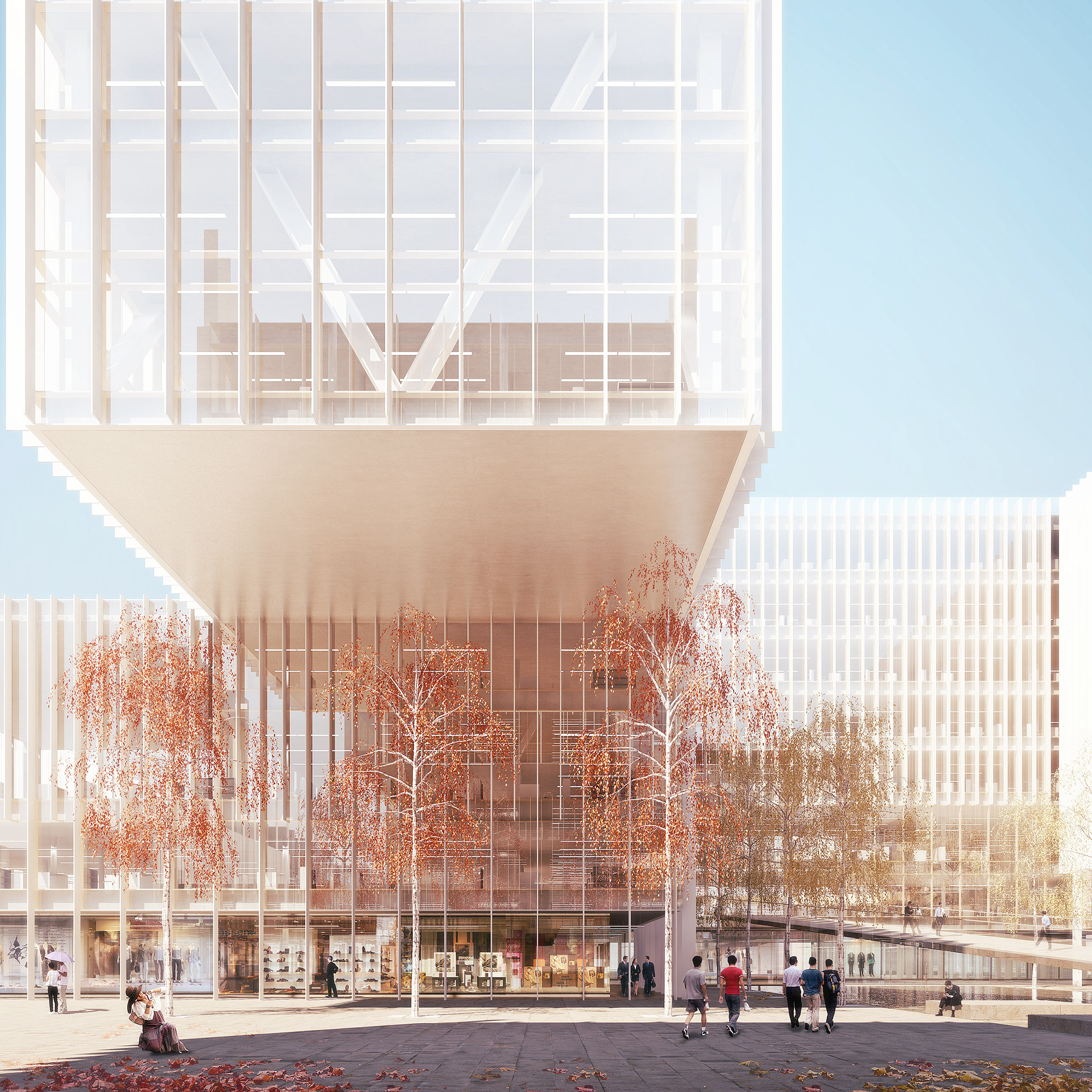 Ningbo New Library, Ningbo, Schmidt Hammer Lassen, Lead artist @Forbes Massie